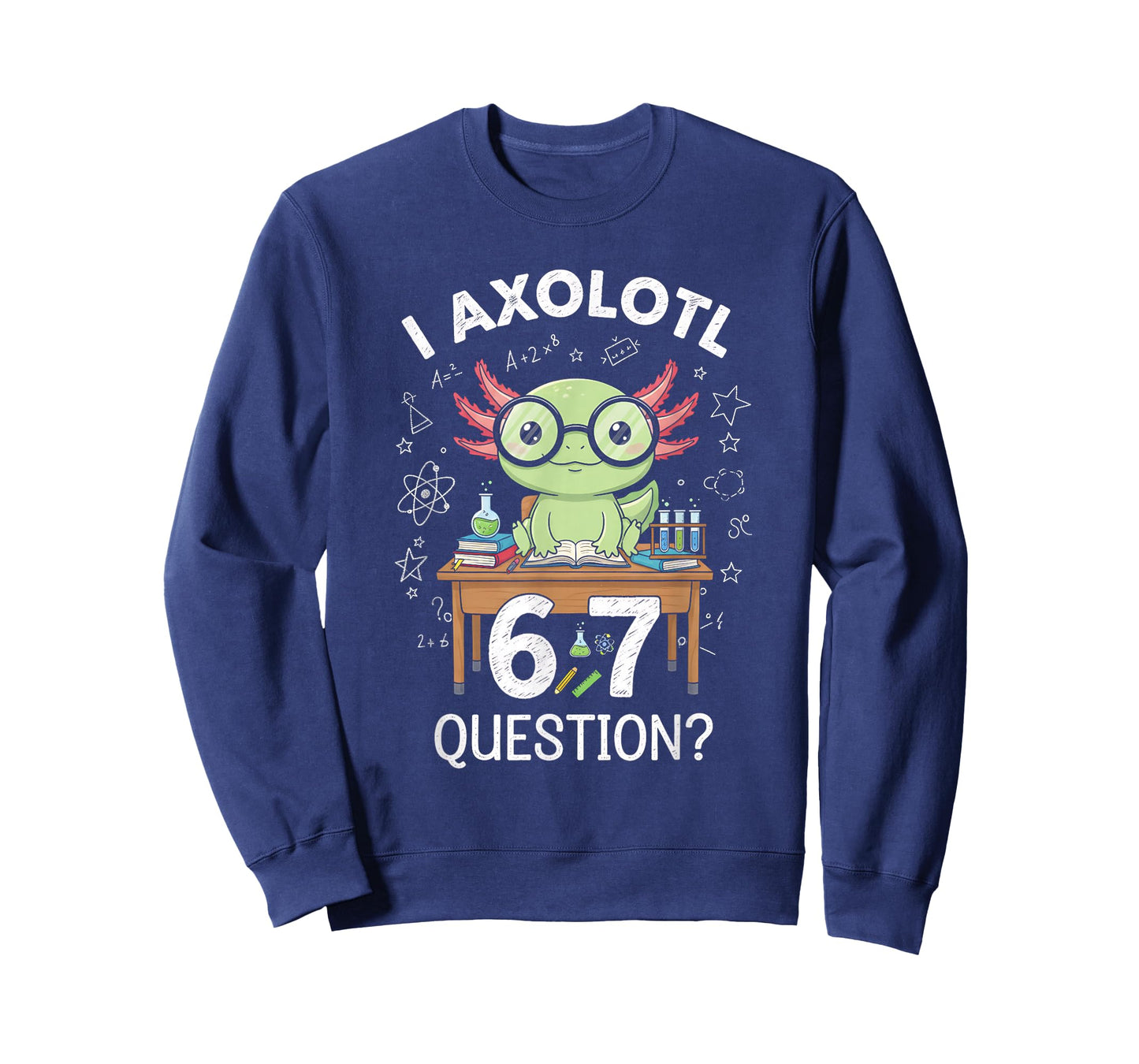 Funny I Axolotl 67 Questions Science Axolotl Boys Girls Kids T-Shirt
