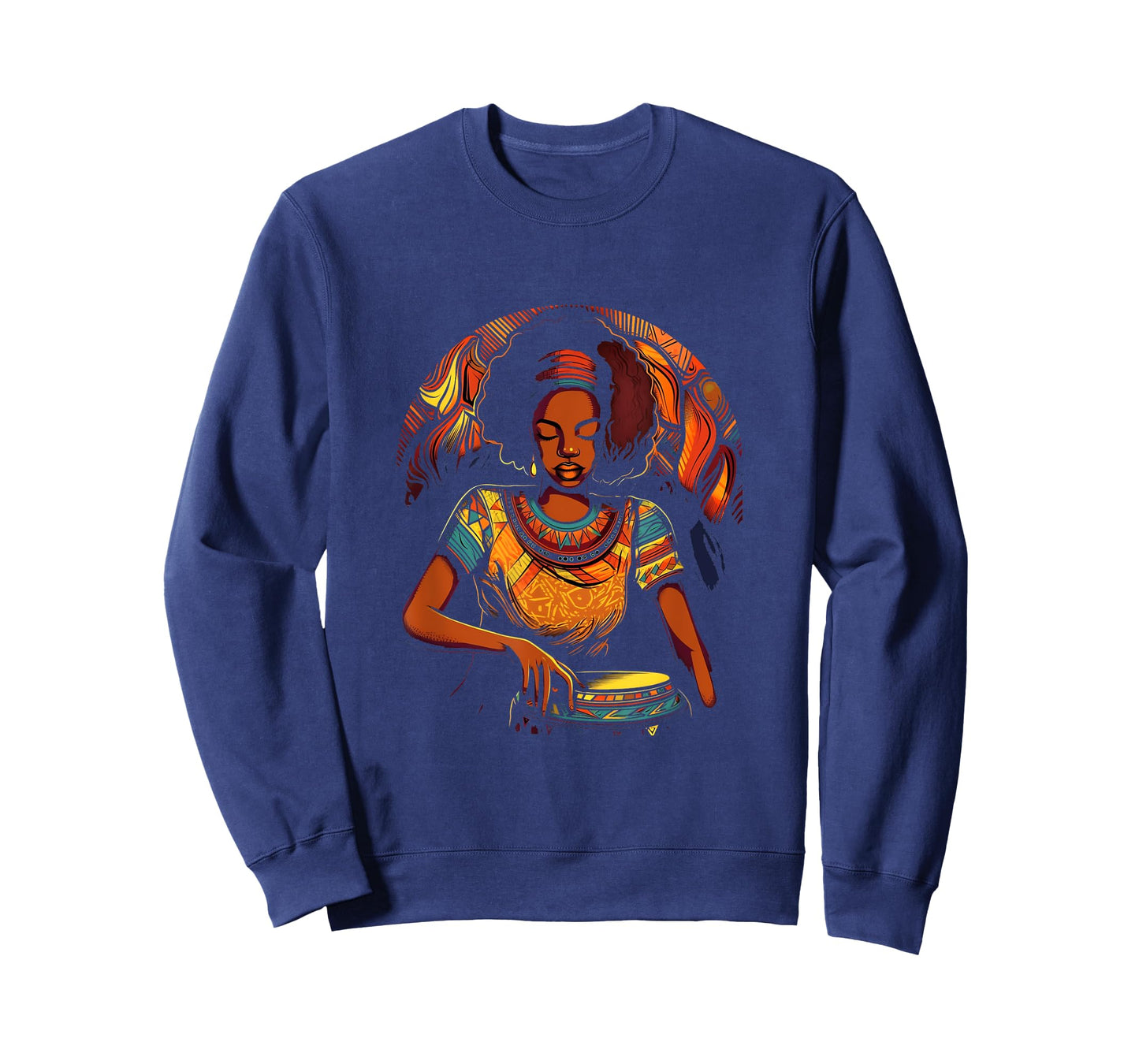 Djembe Drum African Woman Girl Jembe Player Drummer Drumming T-Shirt