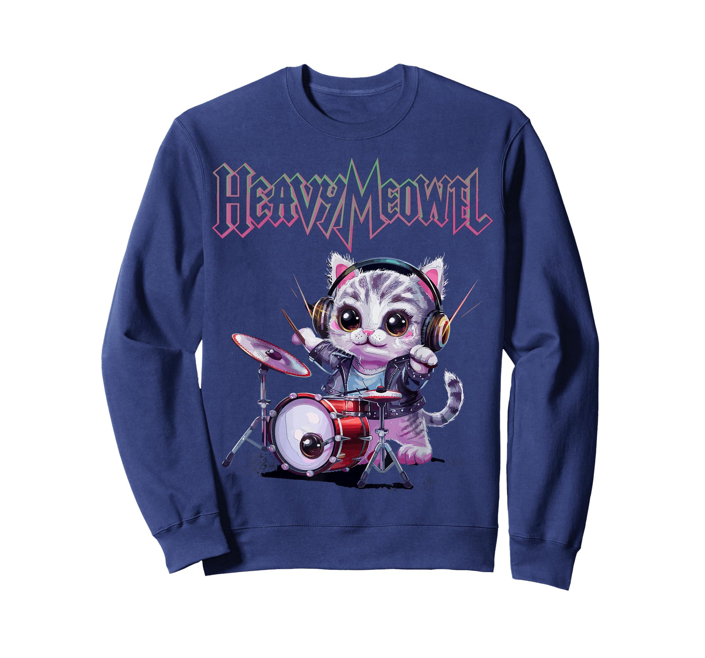 Heavy Meowtal Cute Cats T-Shirt