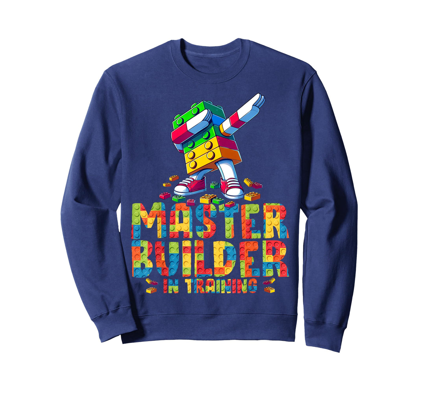 Master Builder in Training Bricks Blocks Kids Boys Funny T-Shirt
