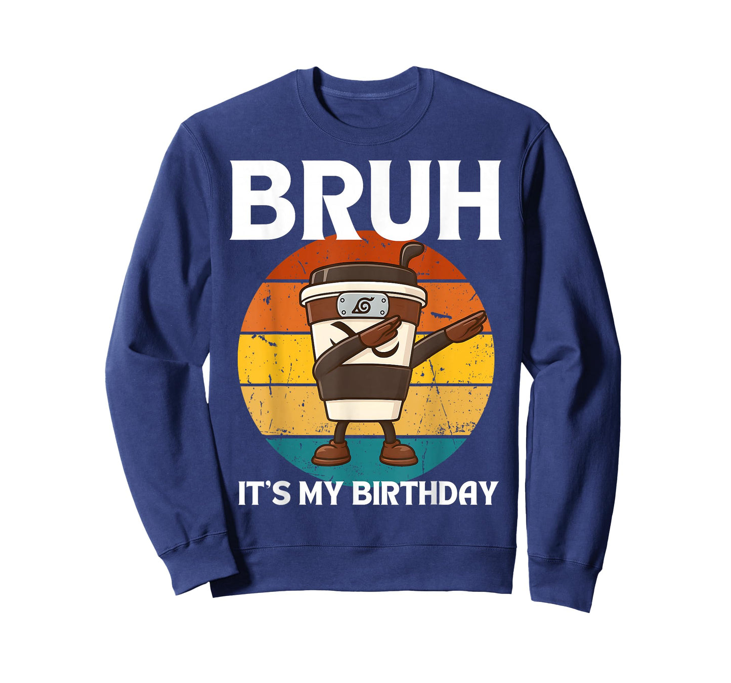 Bruh It's My Birthday Dabbing Cappuccino Assassino Kids Boys T-Shirt