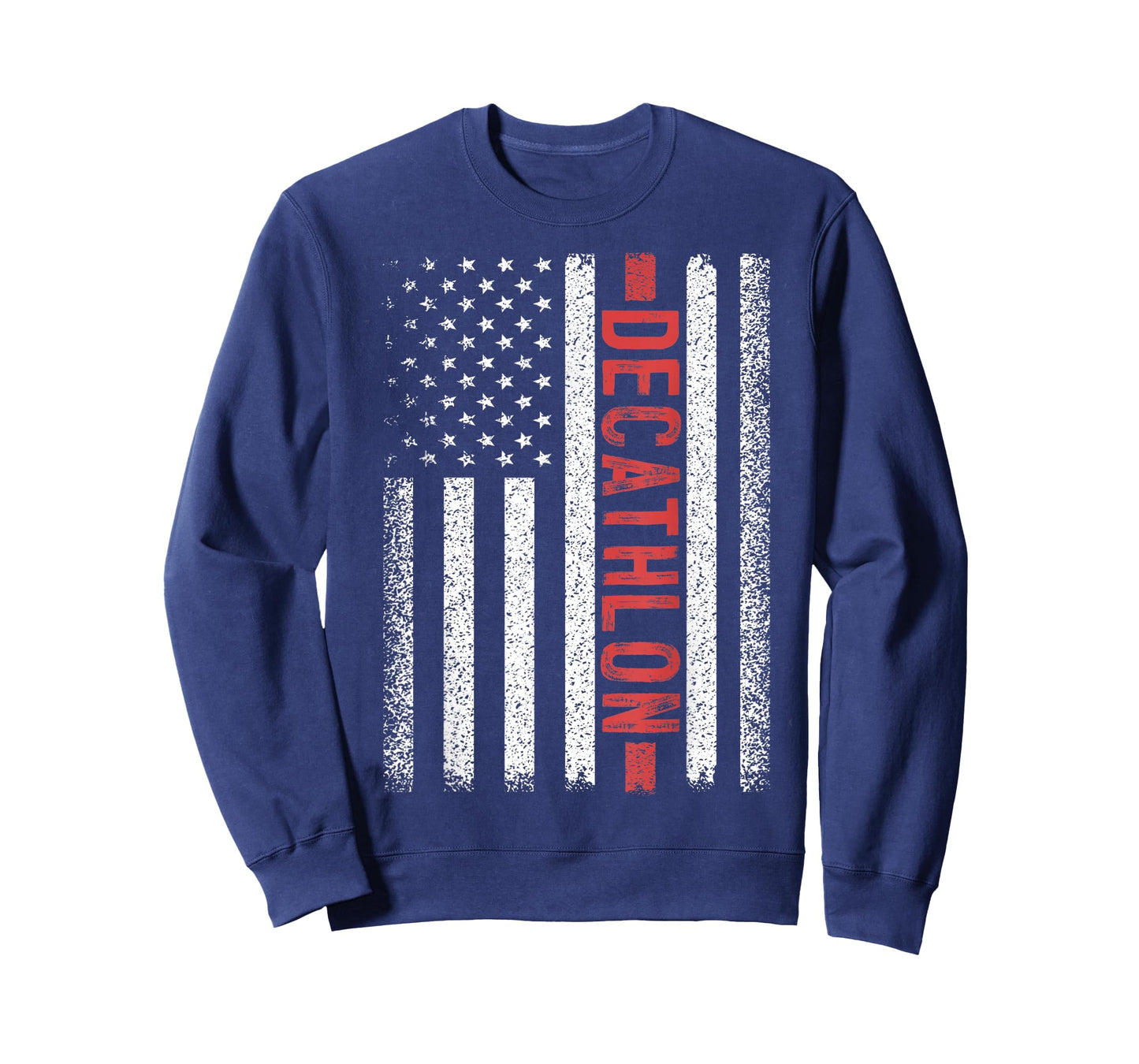 Decathlon American Flag 4th of July Cool Player Novelty T-Shirt for Women Men