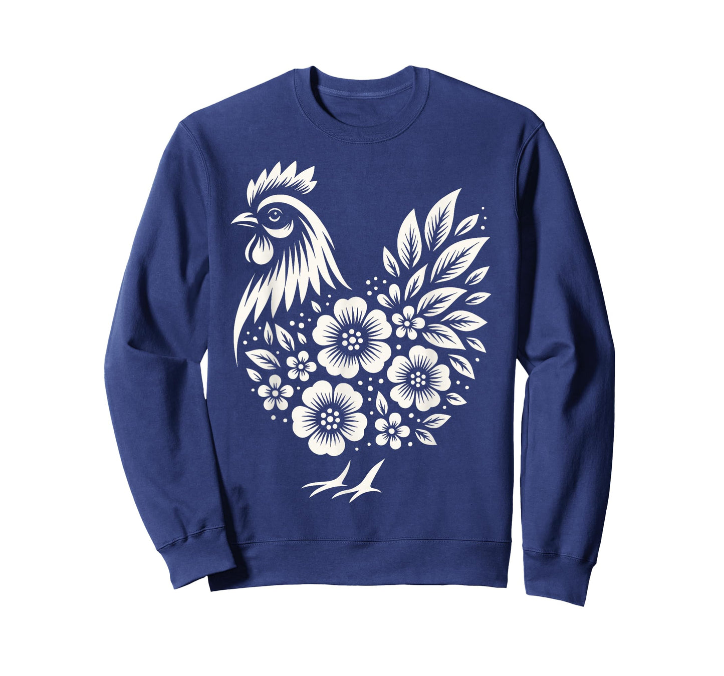 Chicken Floral Lover Gifts Women Girls Mom Cute Farm Chicken T-Shirt