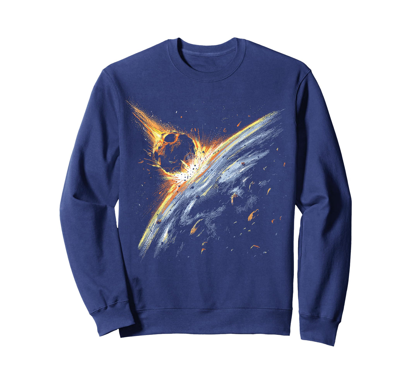 Asteroid Meteorite Impact Earth Space Comet Meteors Sci-Fi T-Shirt