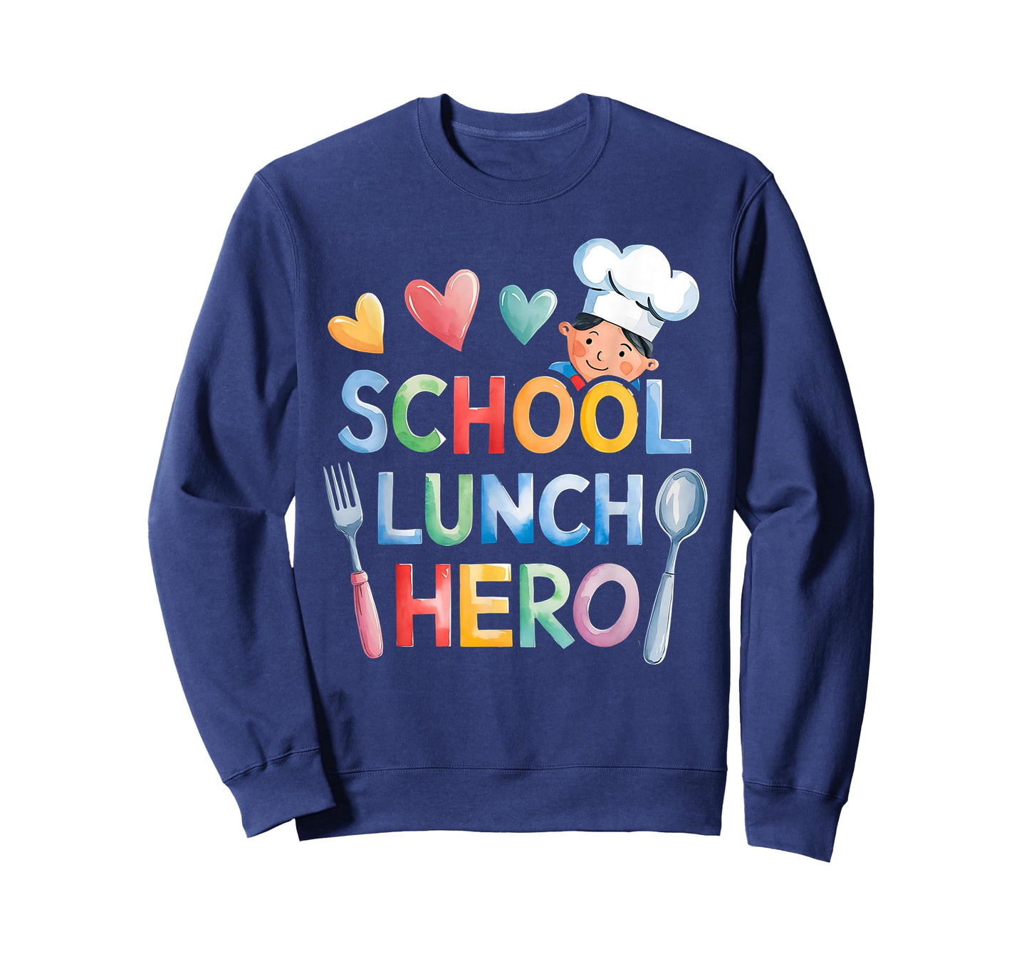 Cute Lunch Hero Squad a Cafeteria worker School lunch hero T-Shirt