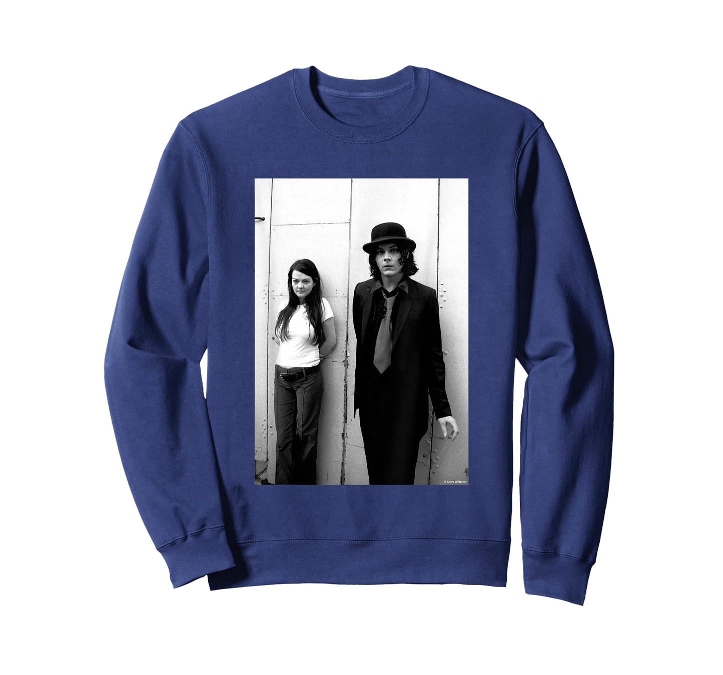 The White Stripes Meg & Jack White Rock Duo by Andy Willsher T-Shirt