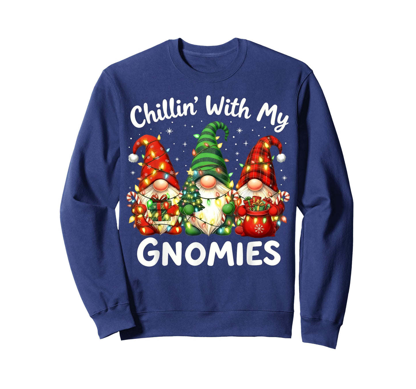 Chillin' with My Gnomies Family Christmas Gnome Xmas Holiday T-Shirt