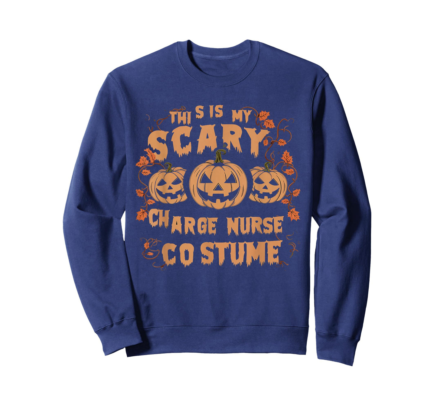 Charge Nurse Halloween Spooky Nursing Trick Or Treat T-Shirt