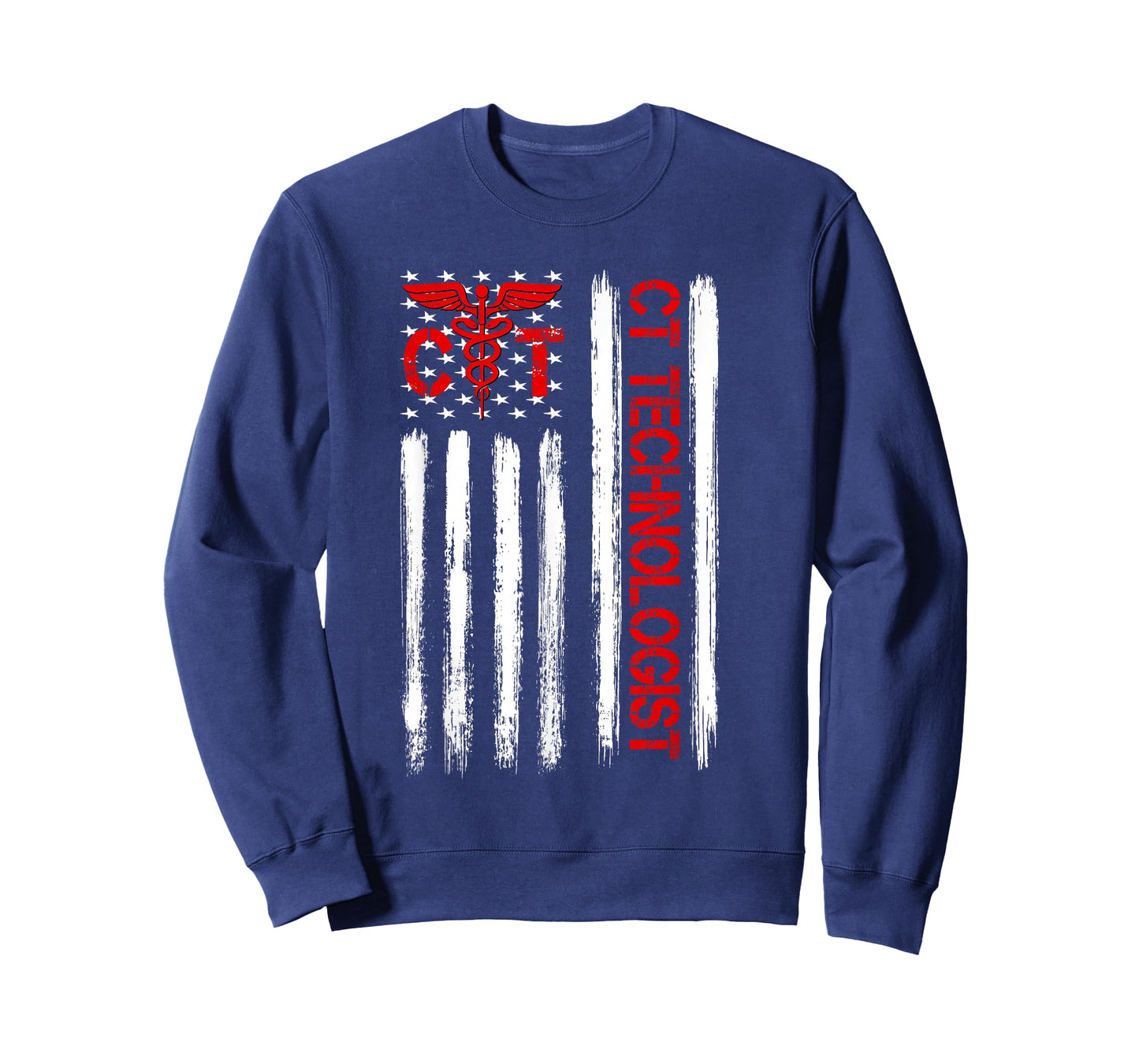 CT Scan Technologist American Flag Patriotic Radiology Gift T-Shirt