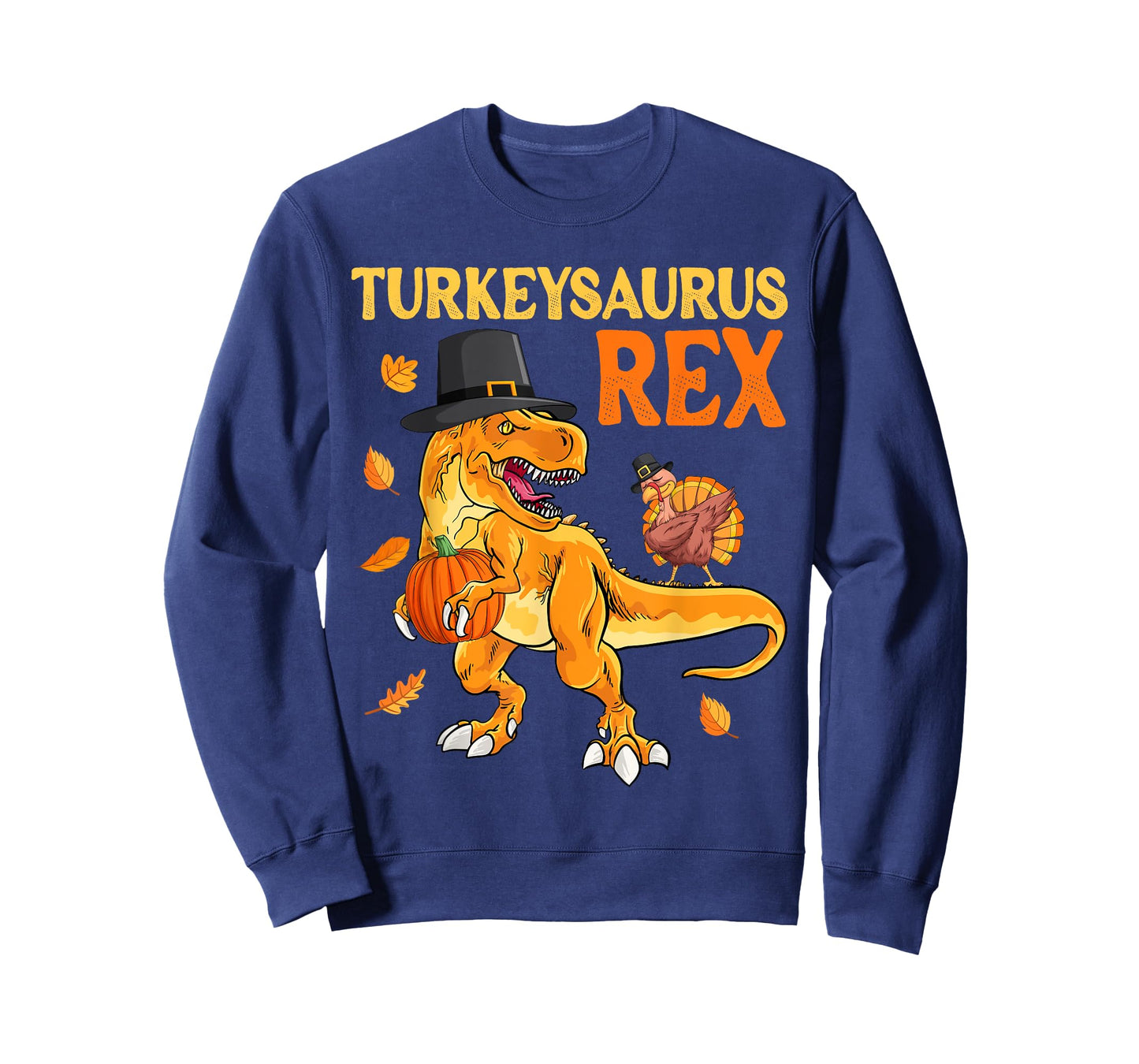 Turkeysaurus Rex Turkey Dab Dino Boys Toddler Thanksgiving T-Shirt