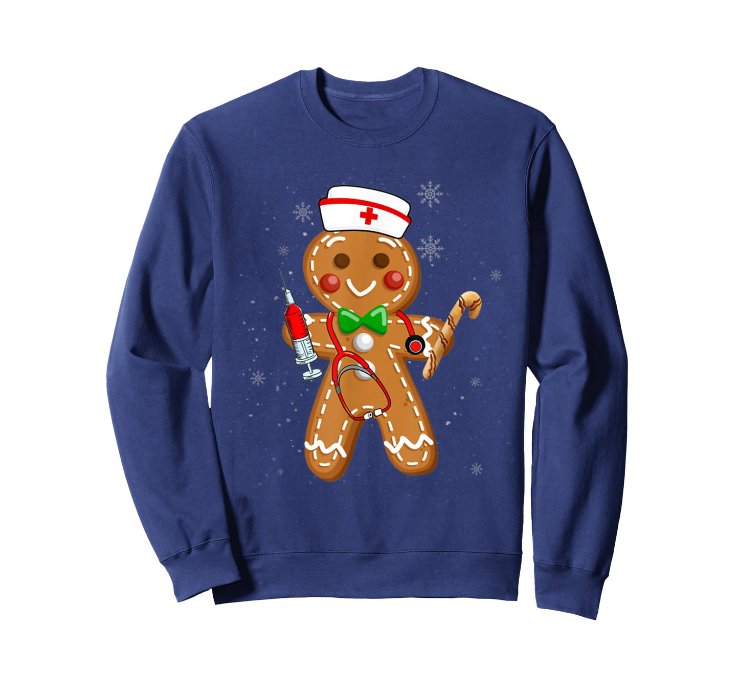 Christmas Gingerbread Nurse Cookie Costume Baking Xmas T-Shirt