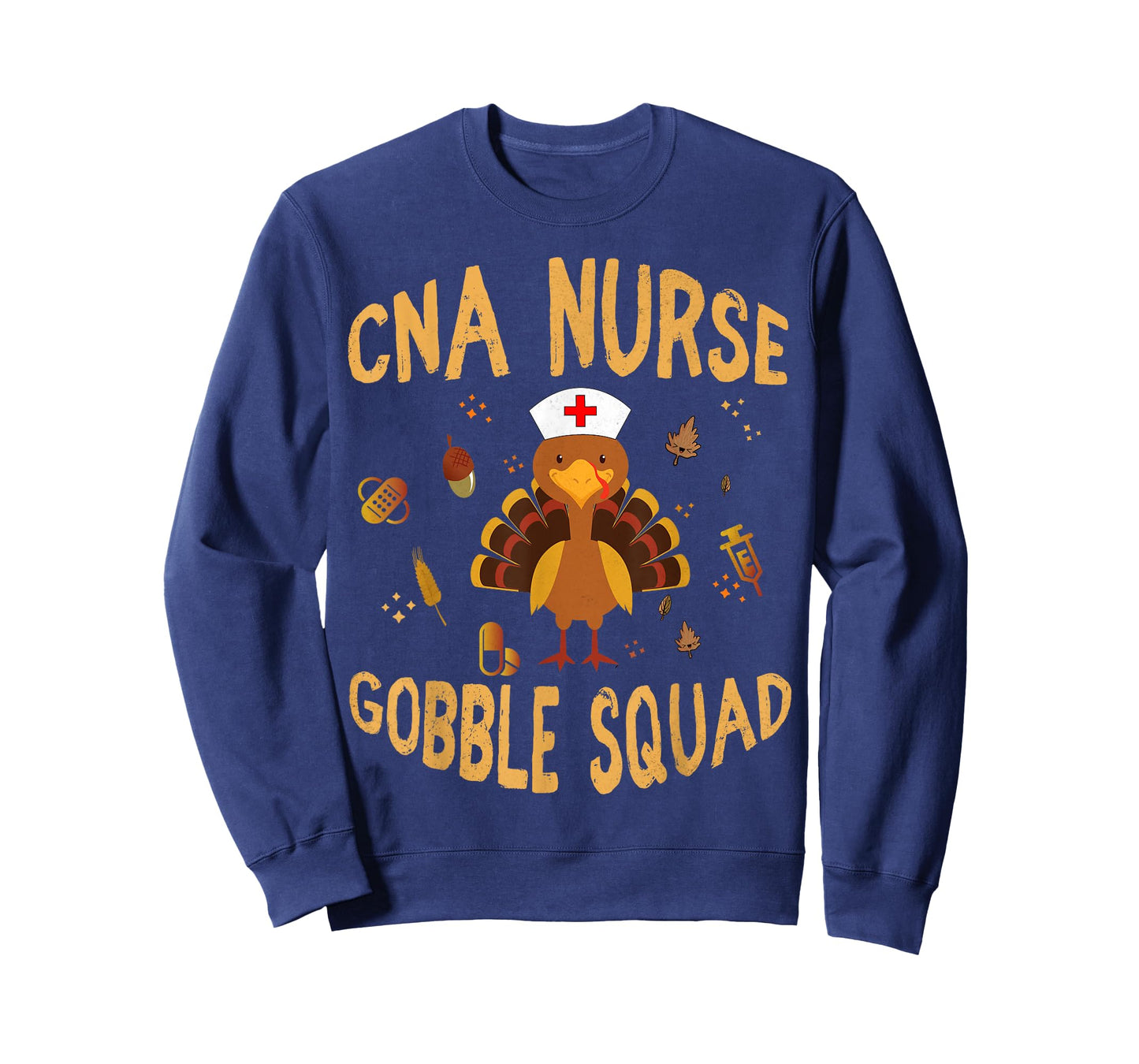 CNA Nurse Gobble Squad Funny Turkey Thanksgiving Day T-Shirt