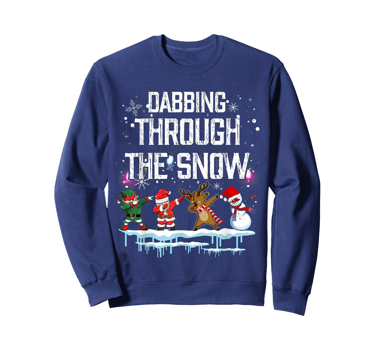 Santa Dabbing Through the Snow T-Shirt T-Shirt