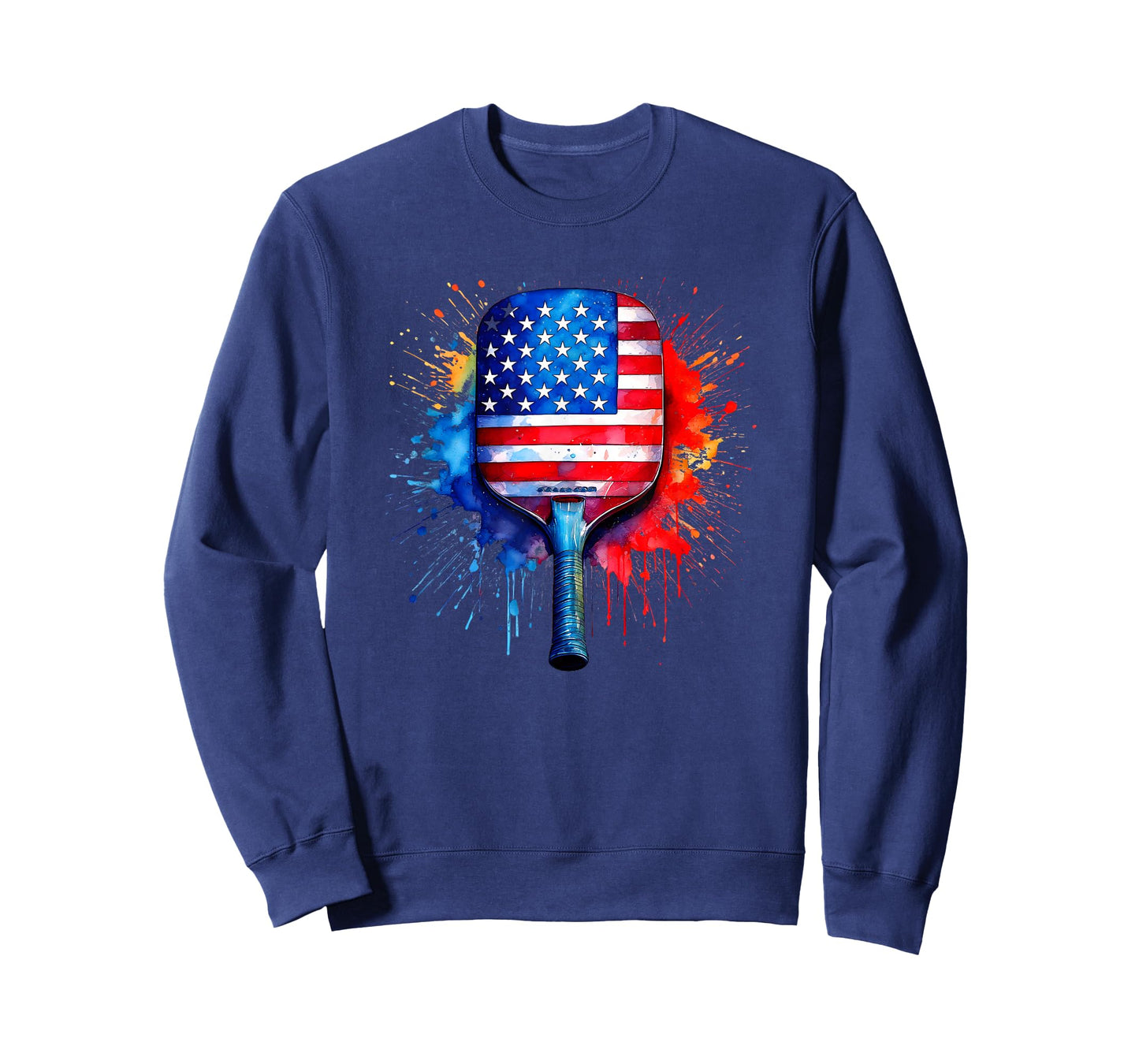 US Flag Pickleball Players Paddleball Lovers T-Shirt