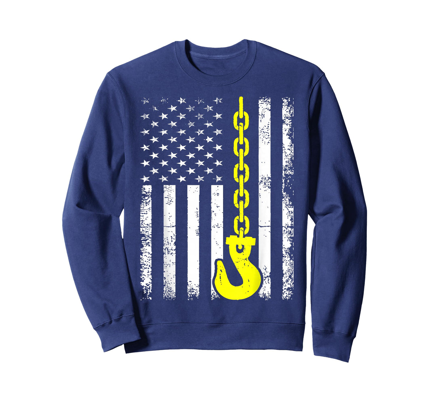 Tow Truck Driver US Flag Wrecker Trucker American Operator T-Shirt