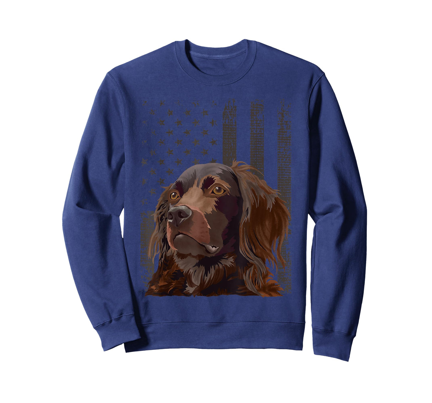 American Flag Boykin Spaniel 4th Of July T-Shirt