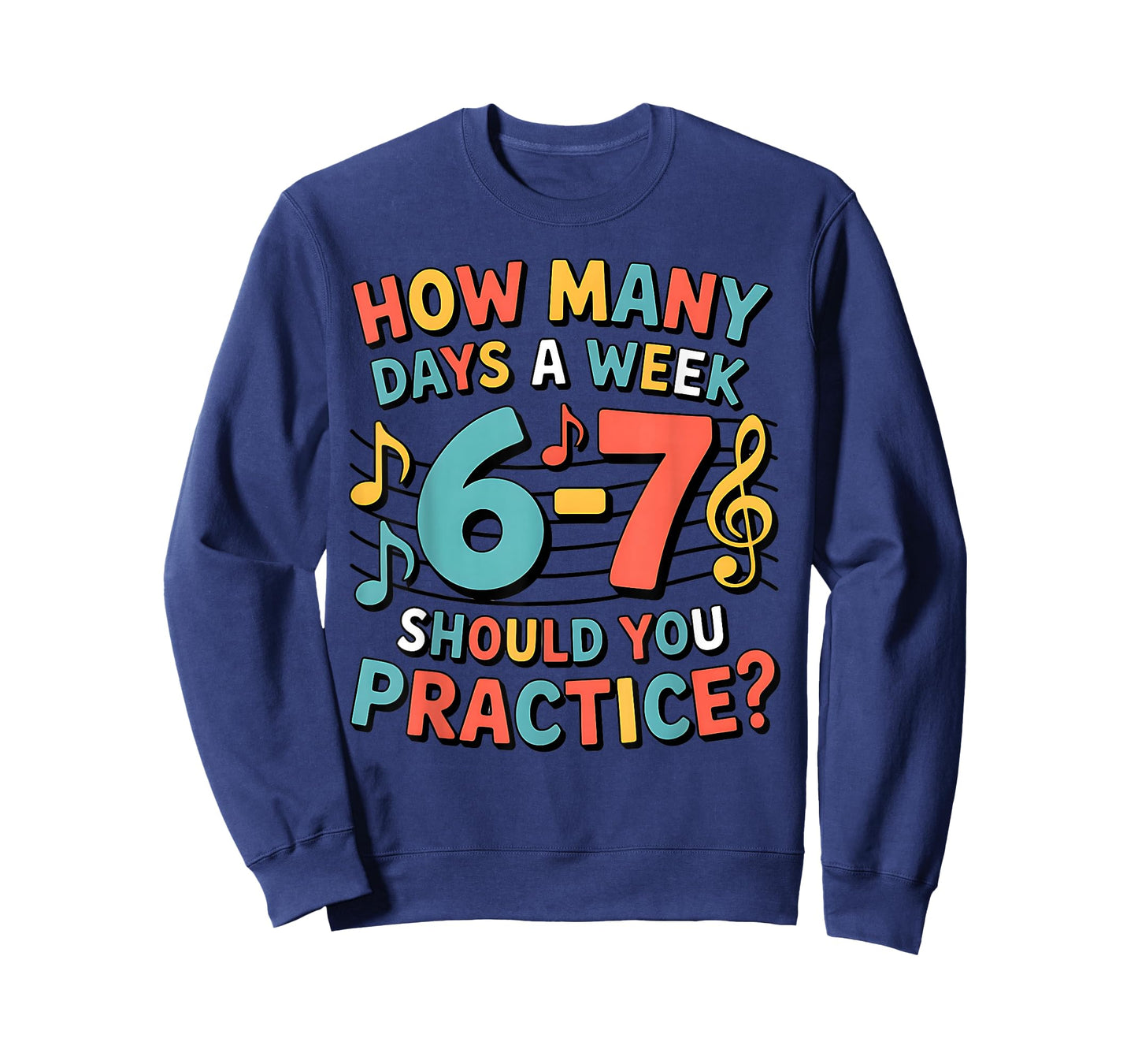 Funny 6 7 Meme Six Seven for Music Teacher T-Shirt