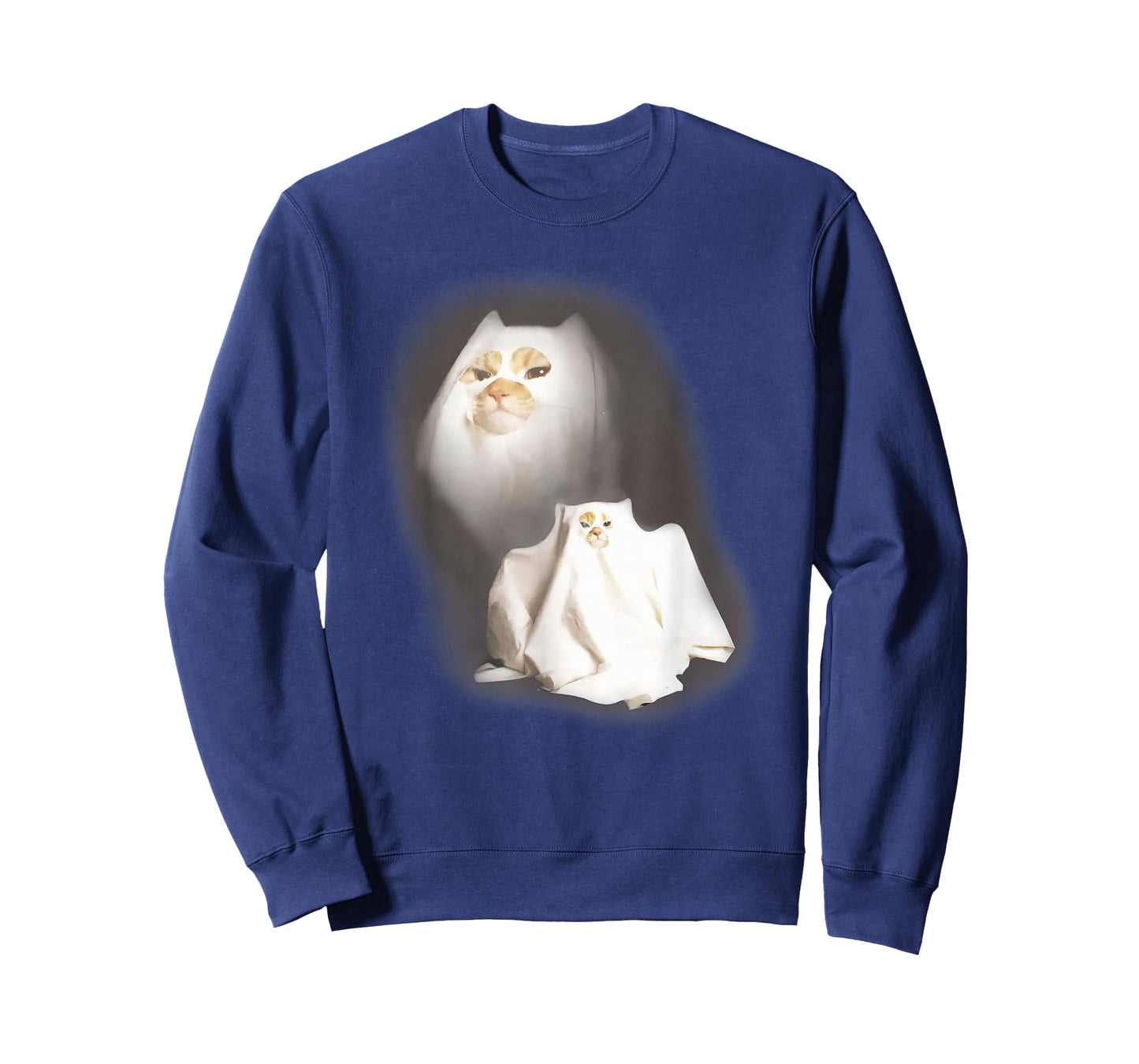 Cute Funny Wizard Cat Ghost Weird Kitten Cat Meme Halloween T-Shirt