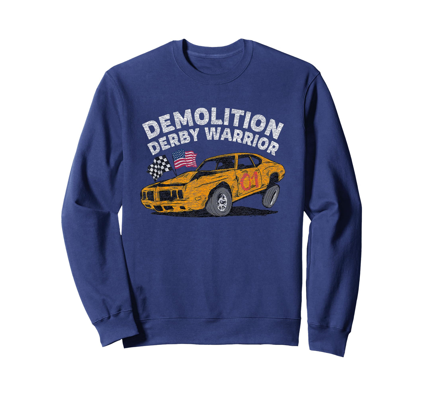 Demolition Derby Car Driver Vintage Graphic T-Shirt