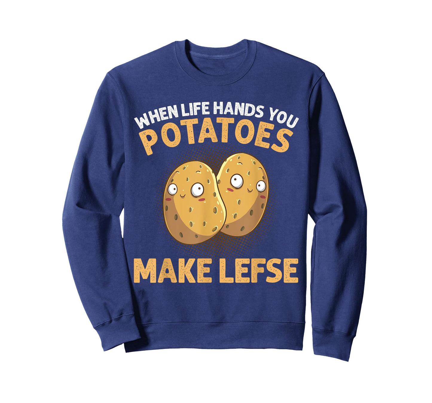 Cool Lefse For Men Women Potato Flatbread Baking Pastry Food T-Shirt