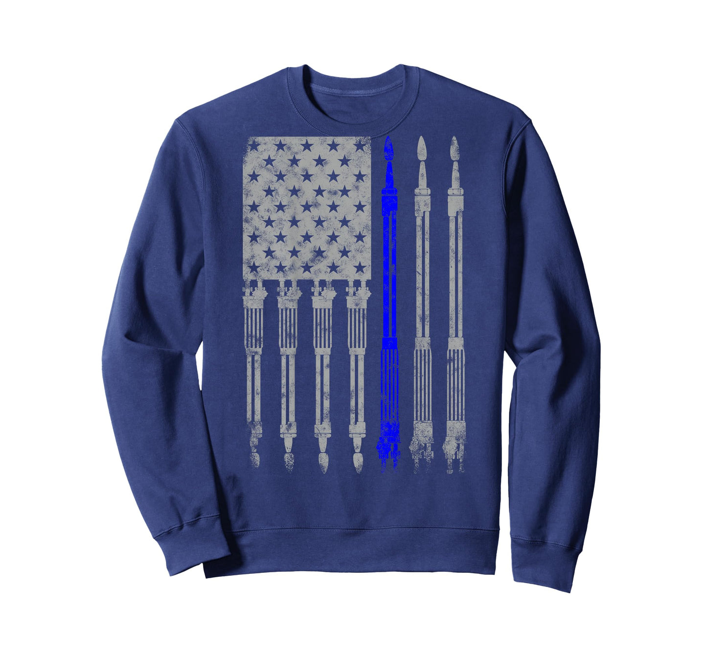 Welder Blue line American Flag Shirt USA Patriotic Welder T-Shirt