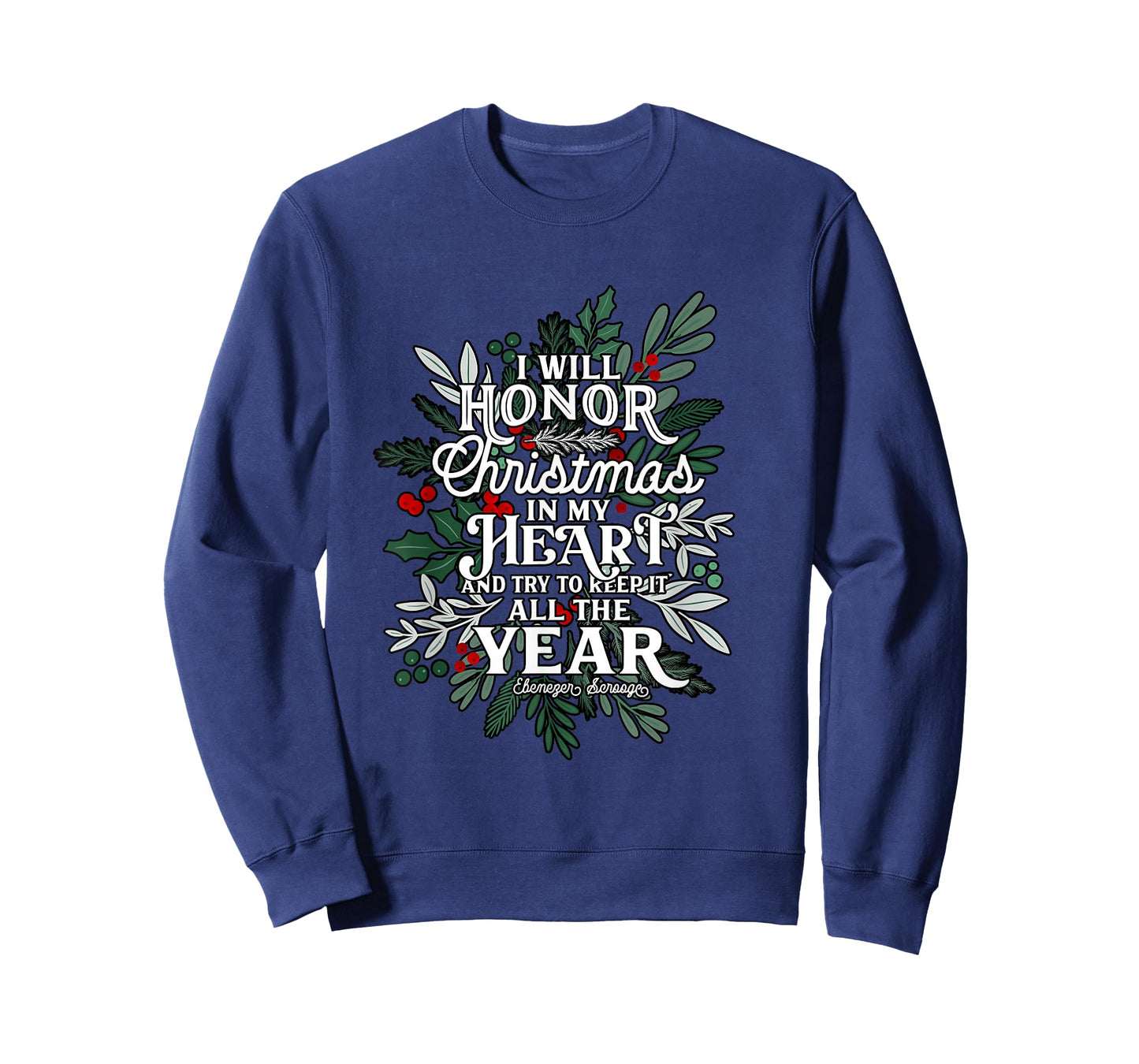 Christmas Carol, Scrooge Quote, Holiday festive graphic T-Shirt