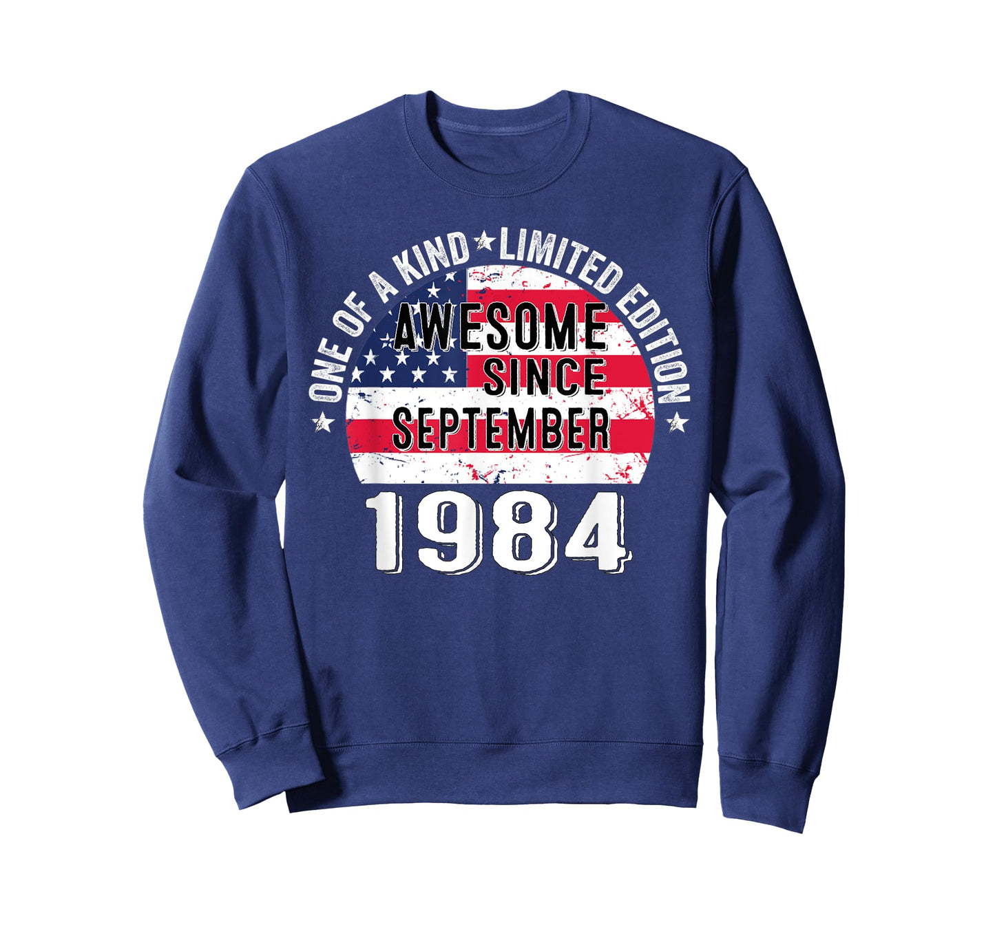 Awesome Since September 1984 Vintage 38 Years Old USA Flag Women Kids Men T-Shirt