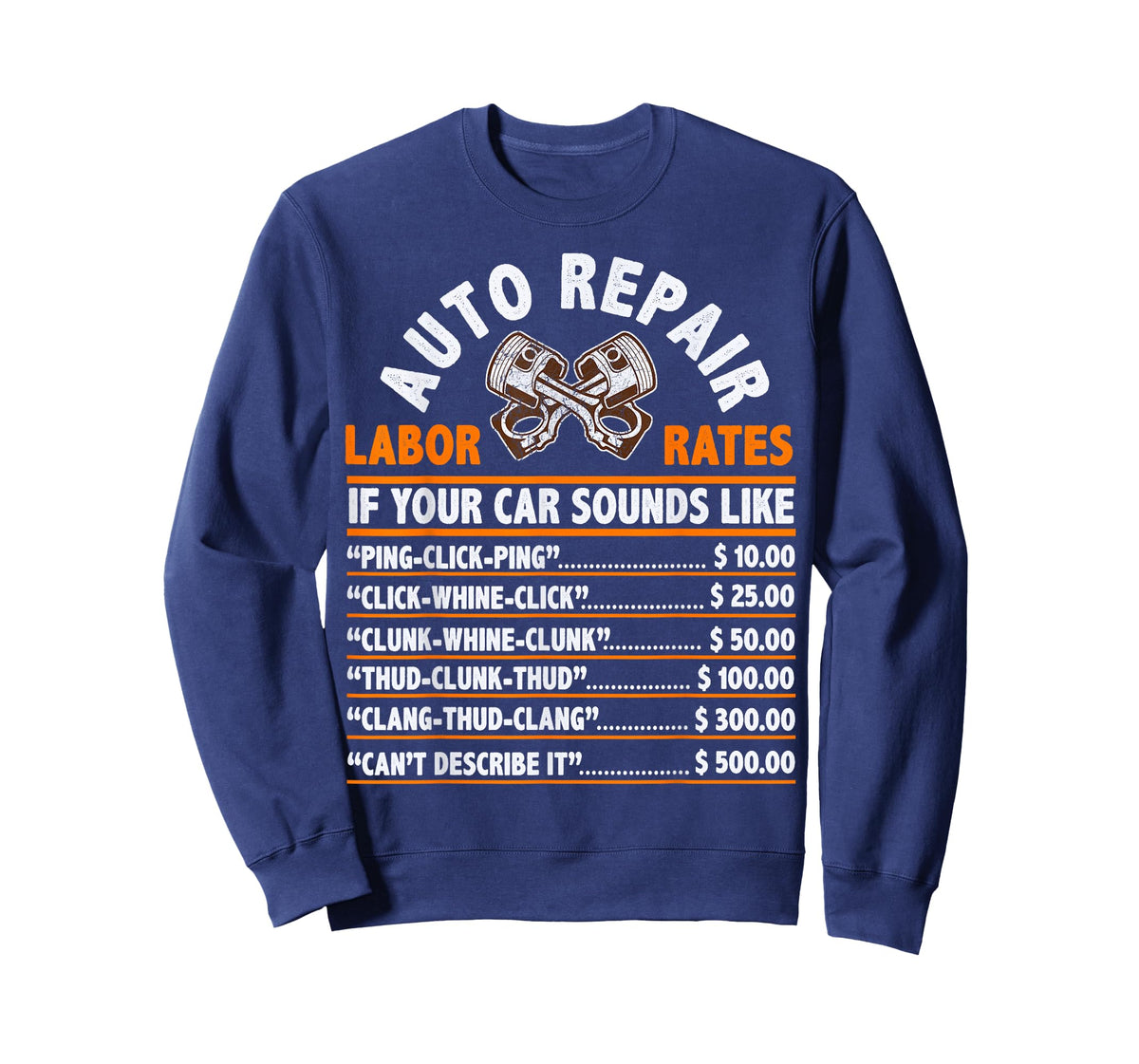 Funny Auto Mechanic Hourly Rate Car Mechanic Labor Rates T-Shirt