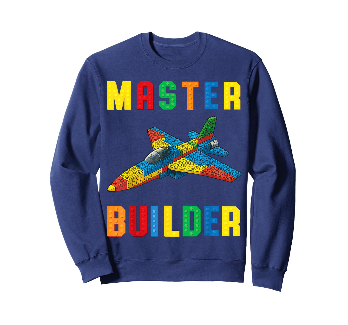 Funny Family Master Builder Building Bricks Blocks Kids Boys T-Shirt