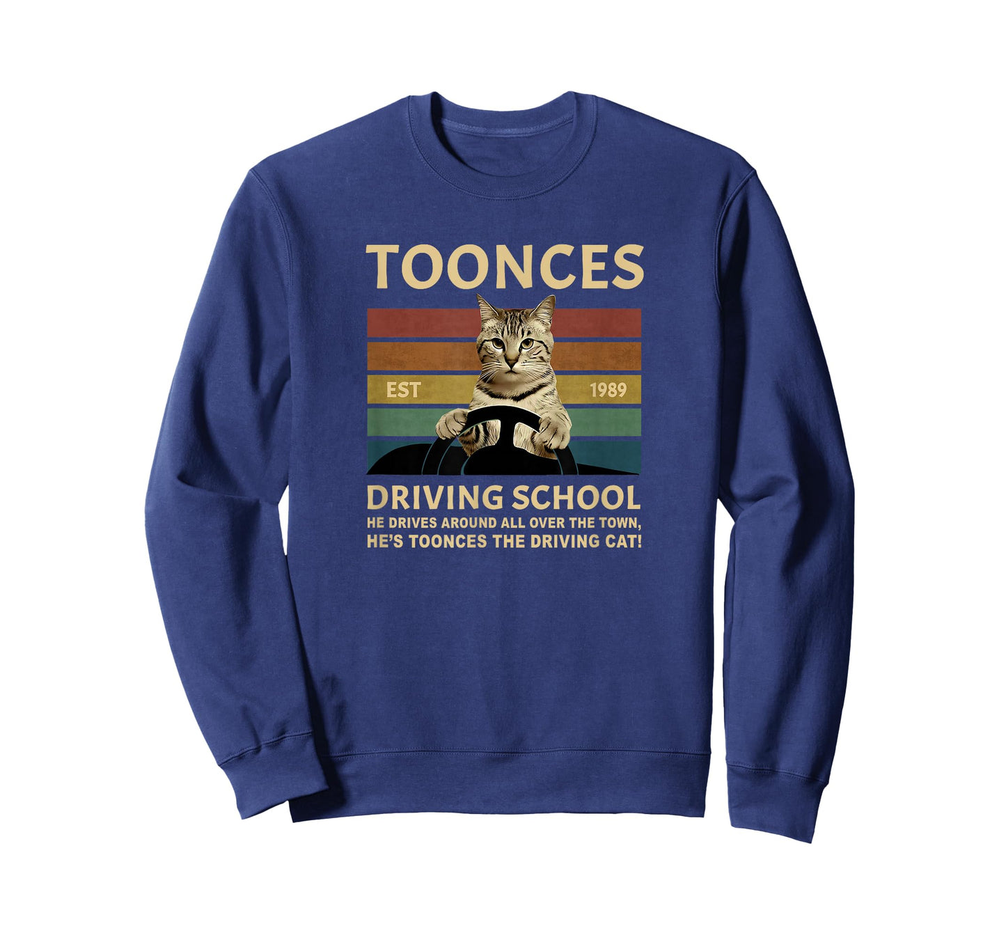Toonces Driving School Est. 1989 - The Driving Cat T-Shirt