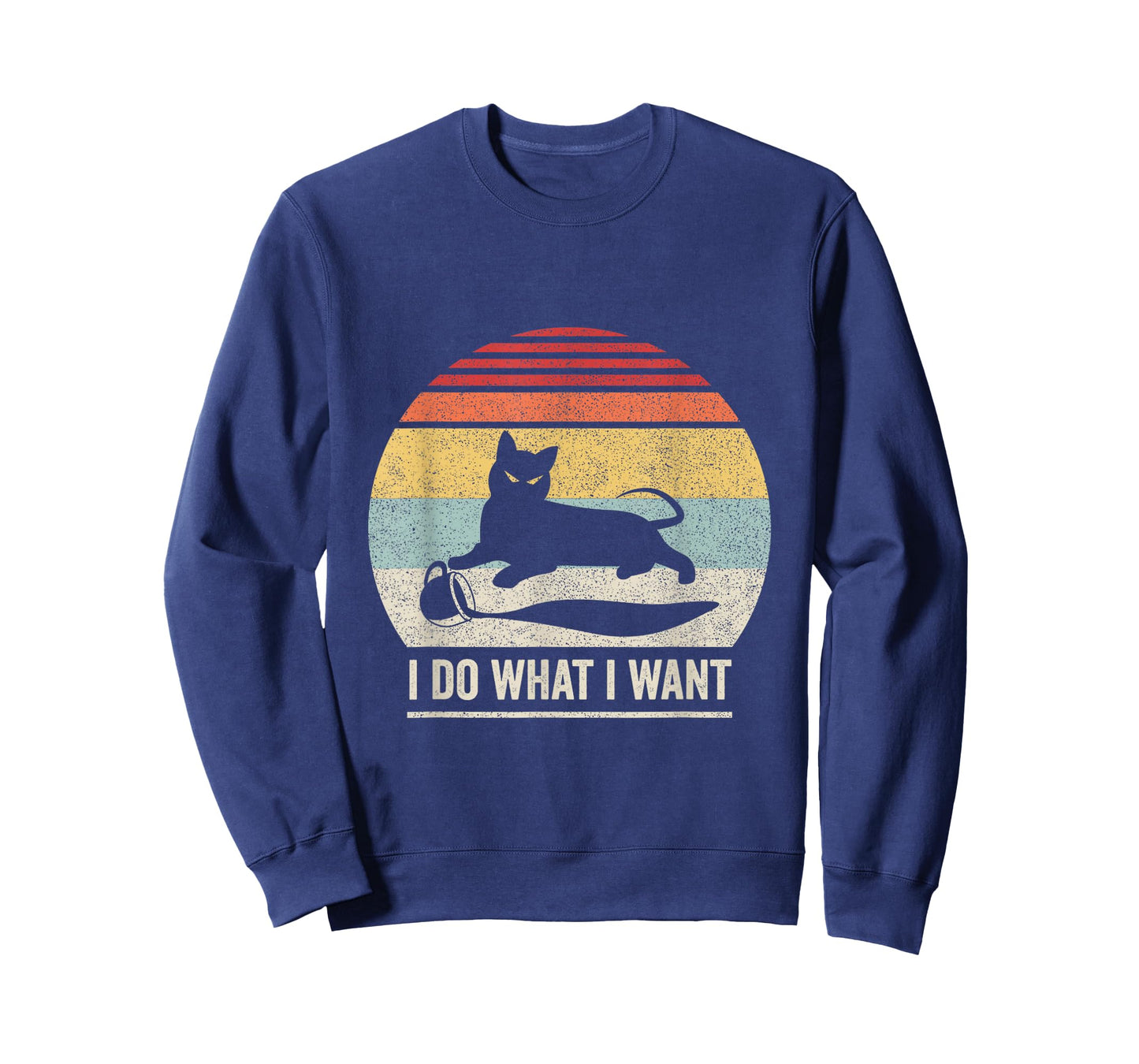 Retro Vintage I Do What I Want Cat T-Shirt