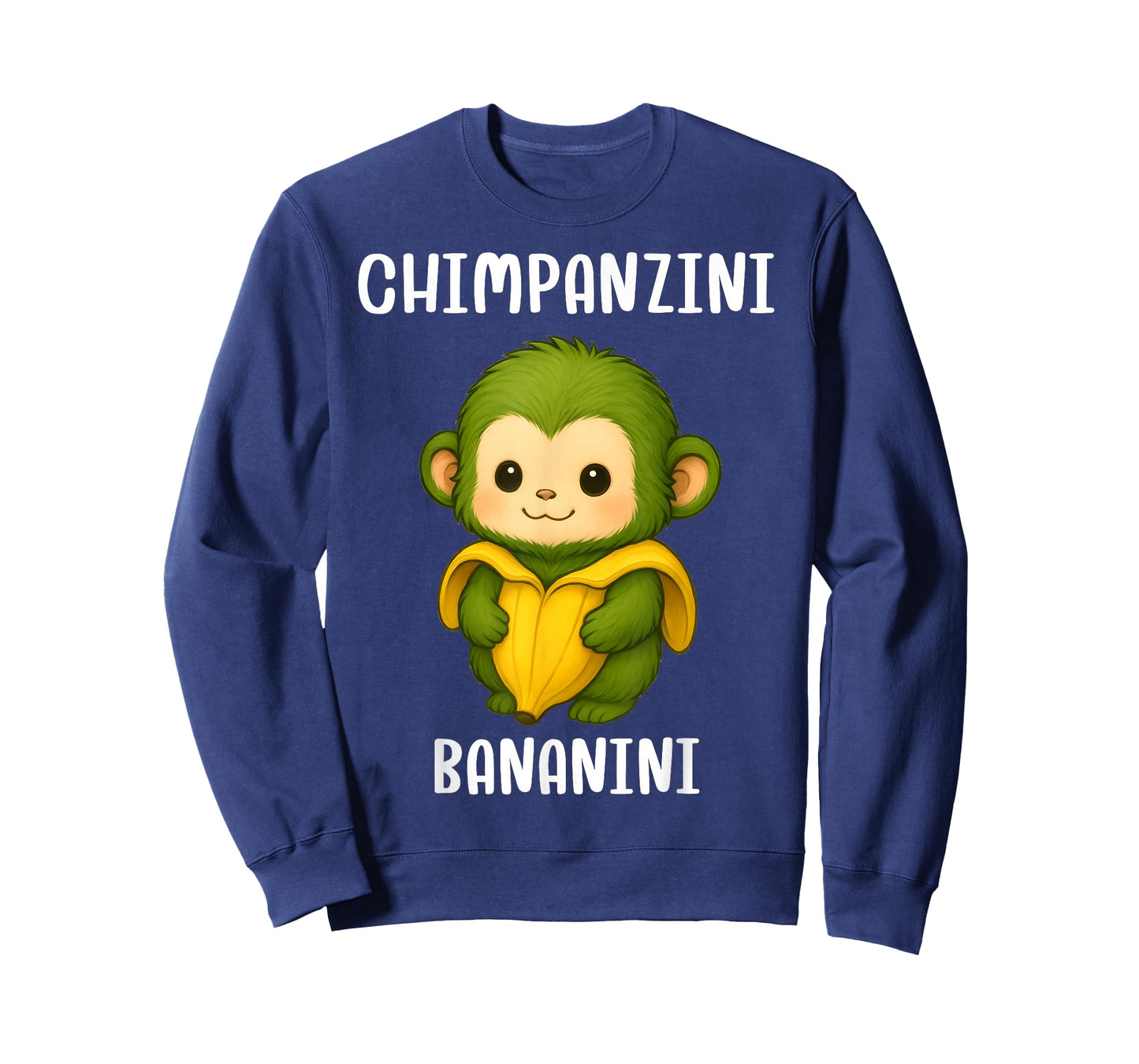 Italian Brainrot Meme Chimpanzini Bananini Kawaii Anime Kids T-Shirt