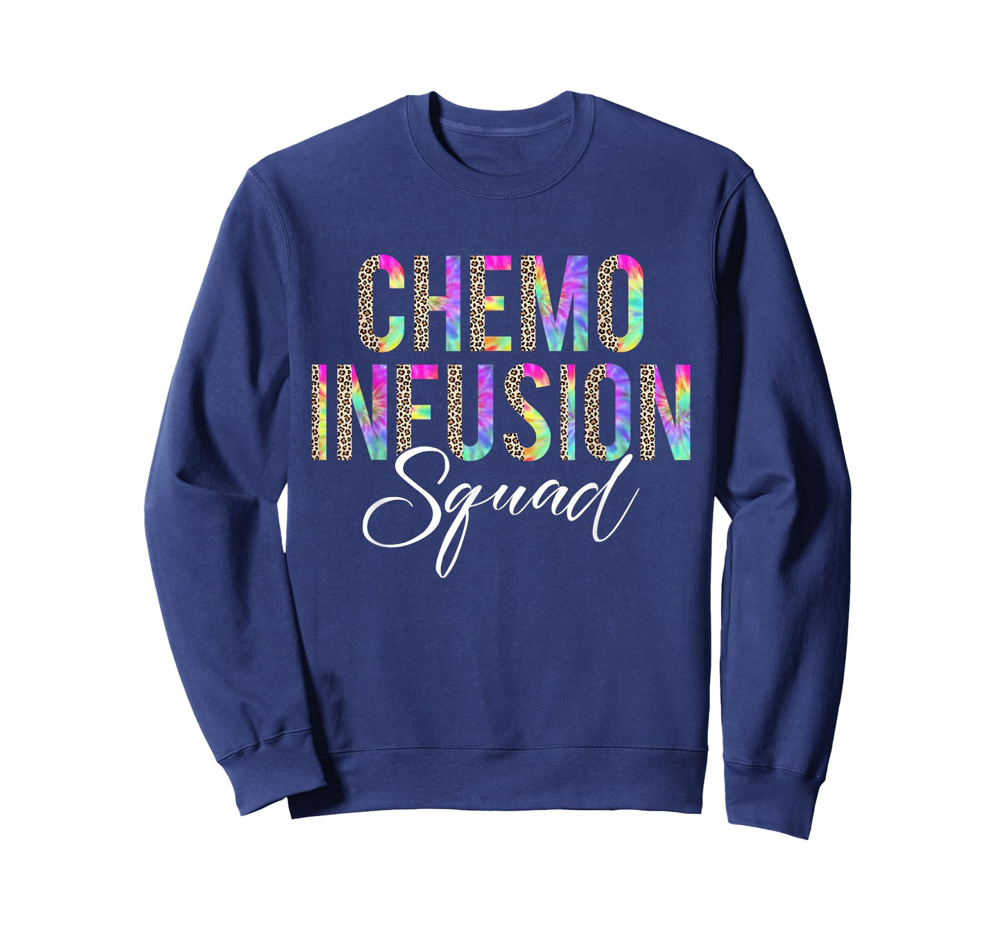 Chemo Infusion Squad Leopard Tie Dye Chemo Infusion Nurse T-Shirt