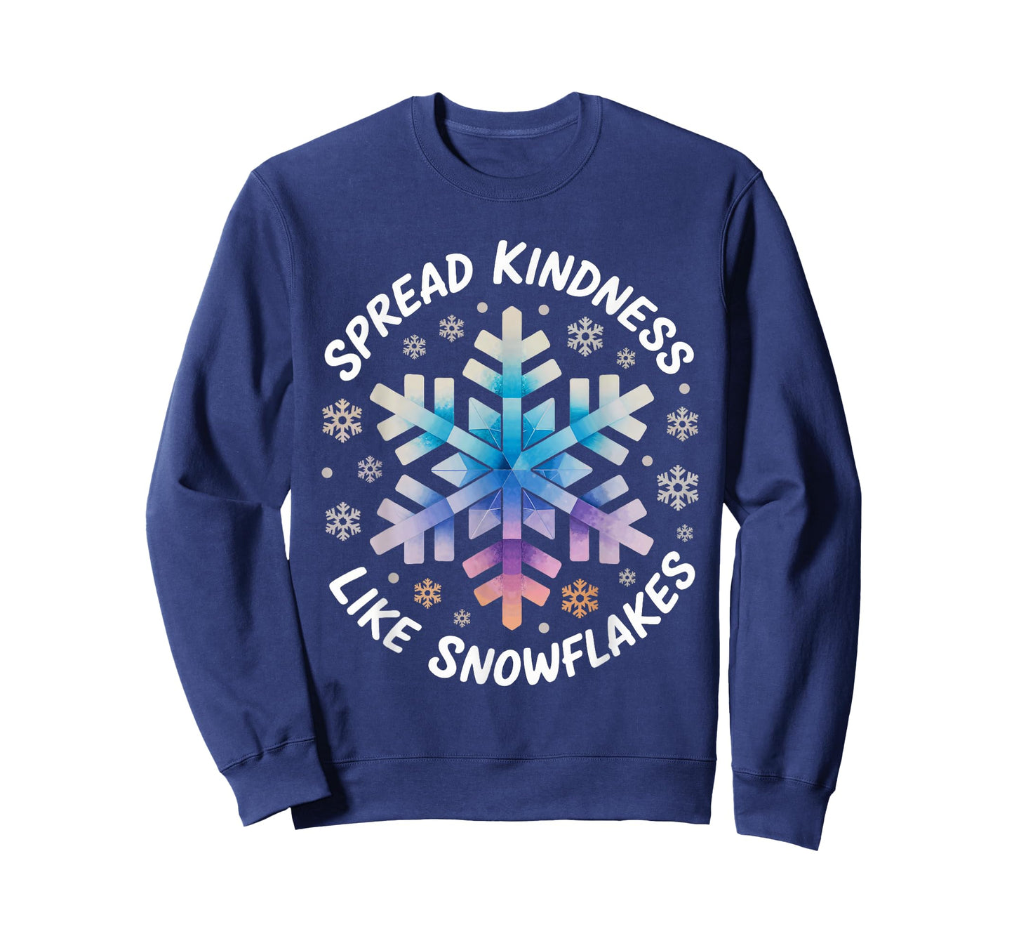 Christmas Snowflake Spread Kindness Like Snowflakes Winter T-Shirt