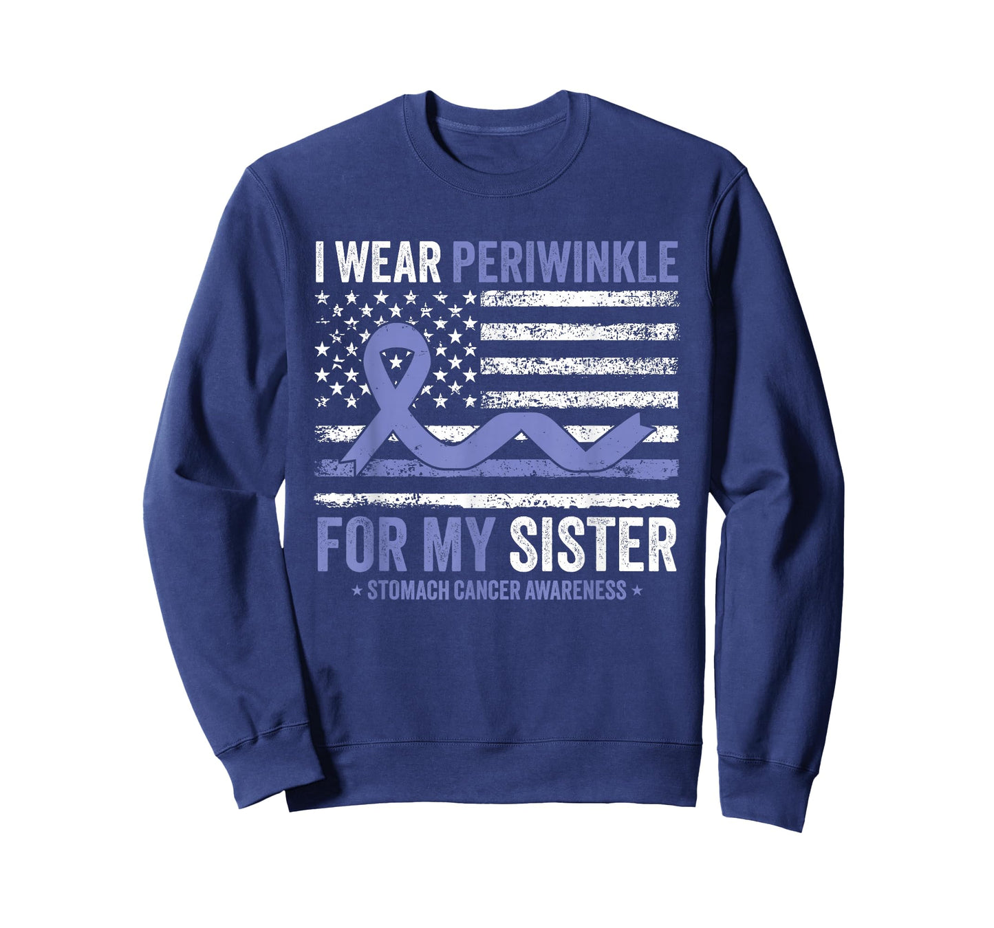 I Wear Periwinkle For My Sister Stomach Cancer Awareness T-Shirt