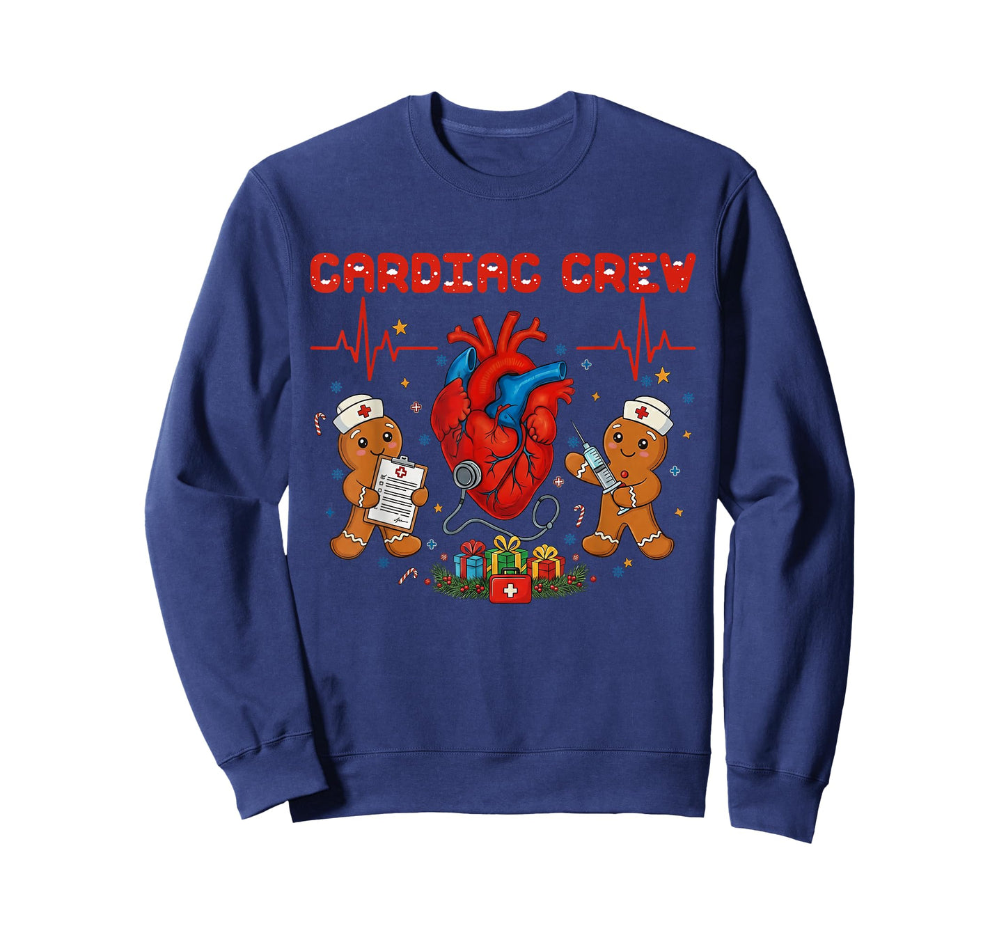 Cardiac Christmas Crew Techs Secretary T-Shirt