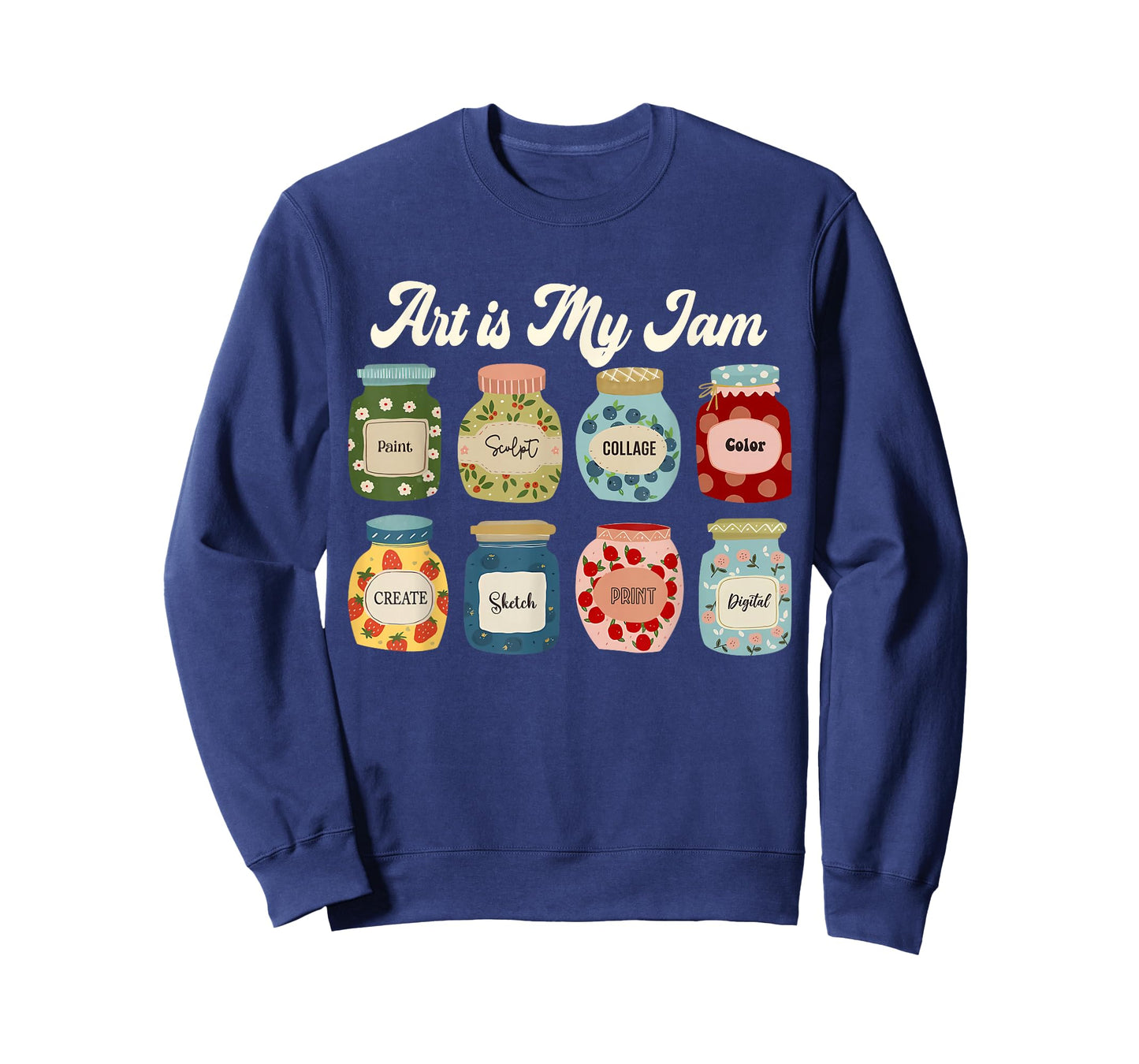 Art is My Jam Shirt Artist Teacher Creative Painting Drawing T-Shirt
