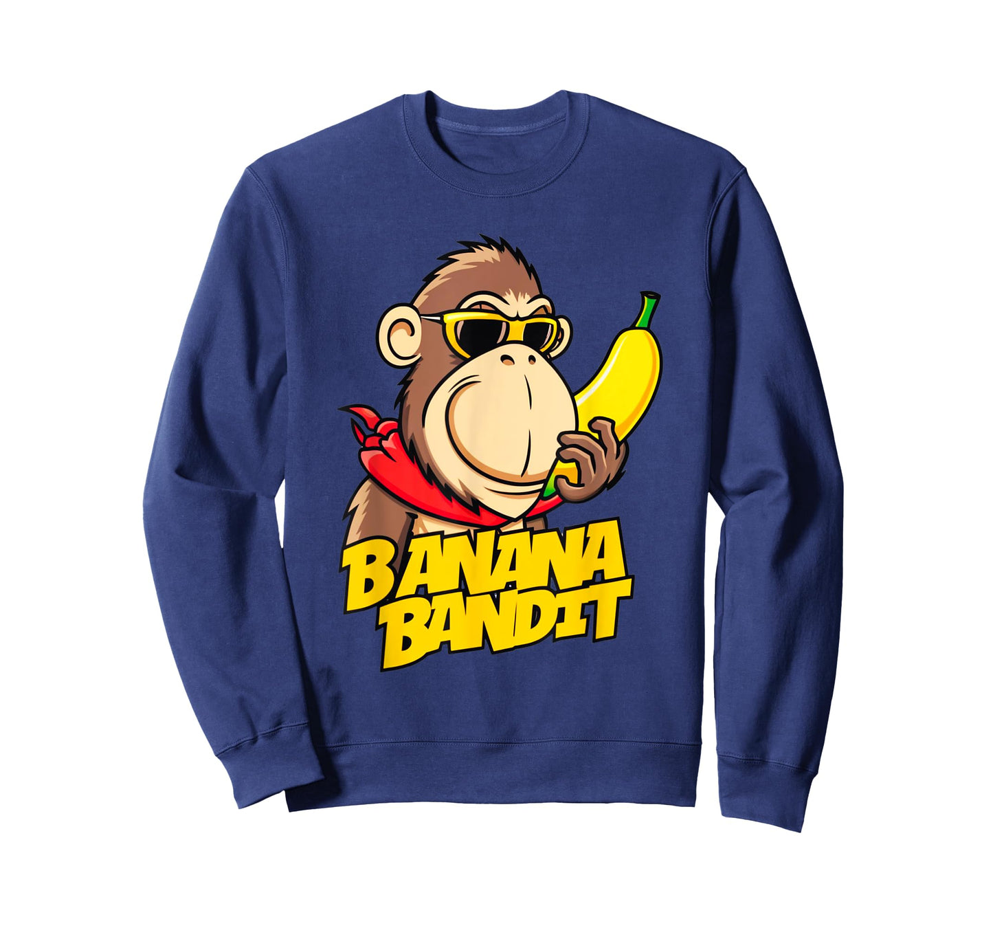 Funny Banana Bandit Foodie Monkey Gift for Men Women Kids T-Shirt