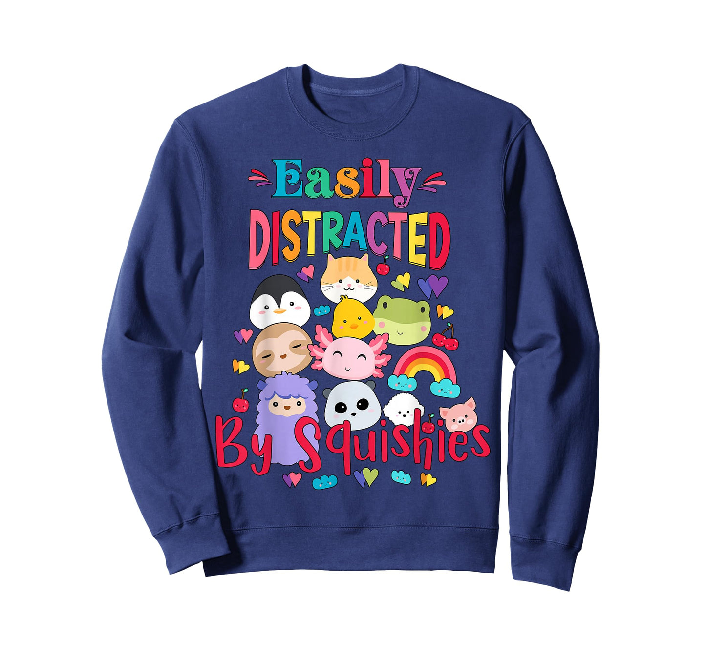 Girls Who Love Squishy Easily Distracted by Animal Squishies T-Shirt