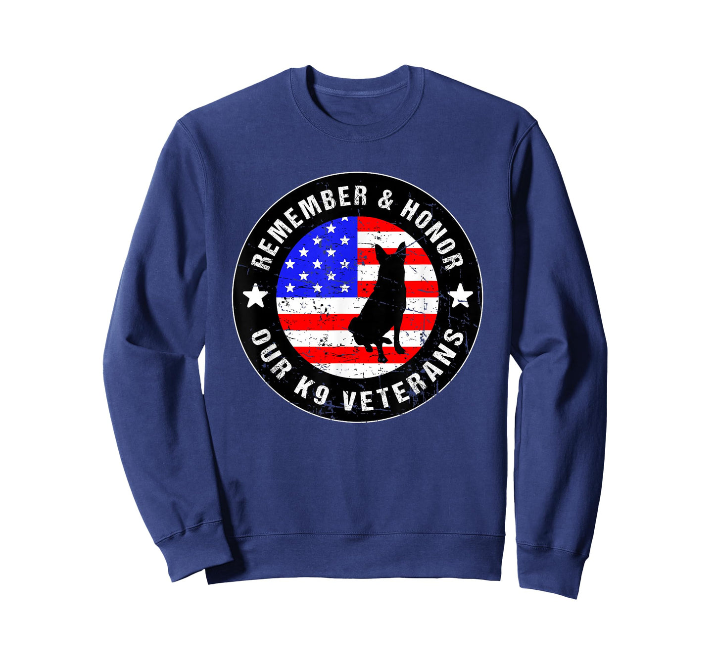 Remember & Honor Our K9 Veterans - US Military Dog T-Shirt