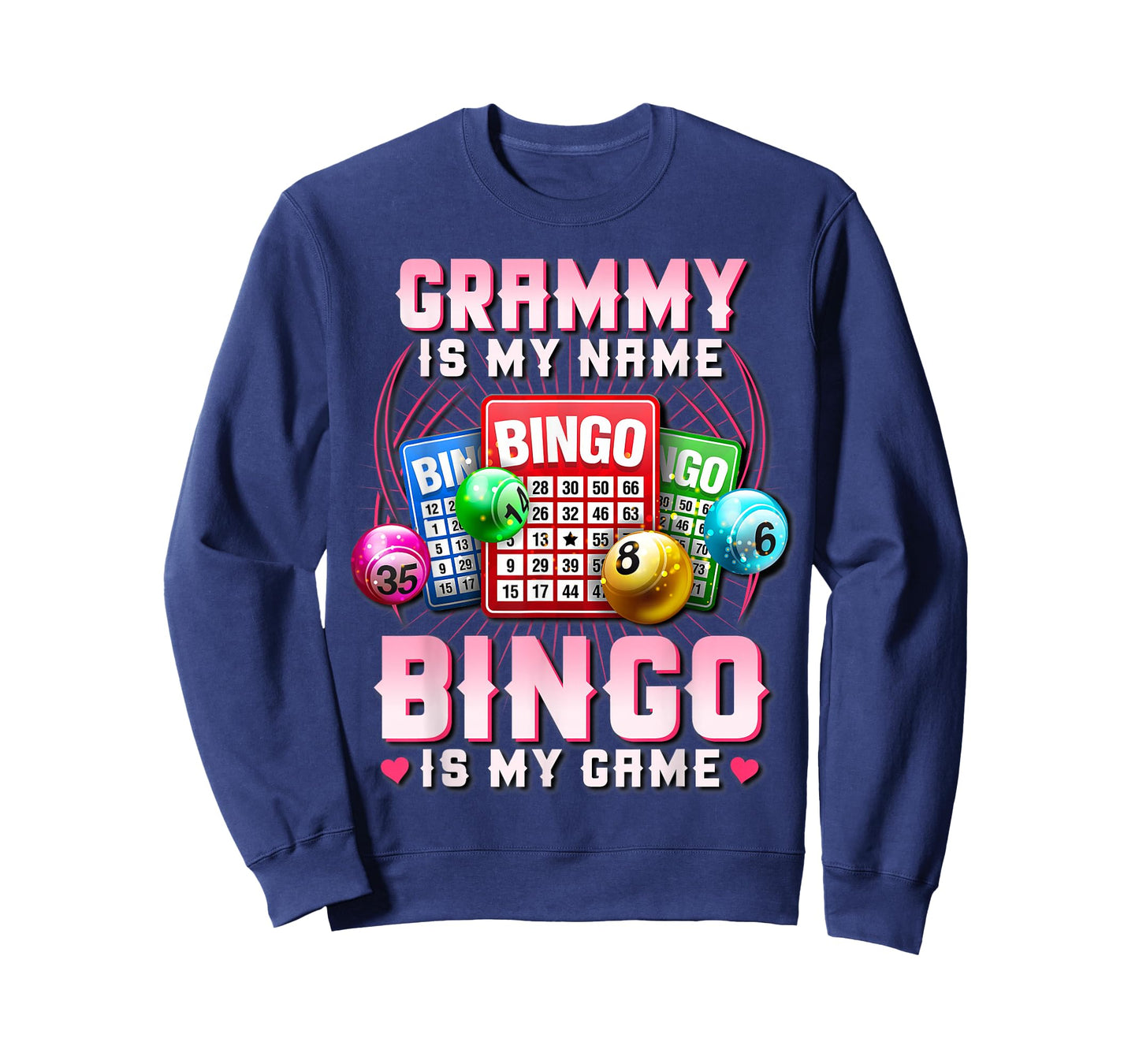 Bingo Player Grammy Is My Name Bingo Is My Game Xmas T-Shirt