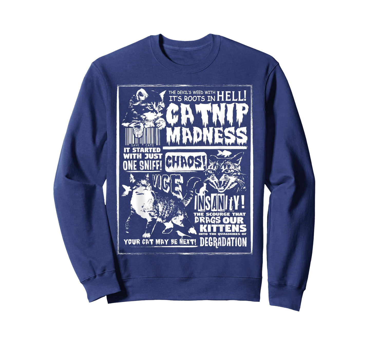 Catnip Madness Cute Kitten Cat Lover Gift for Cat Owners T-Shirt
