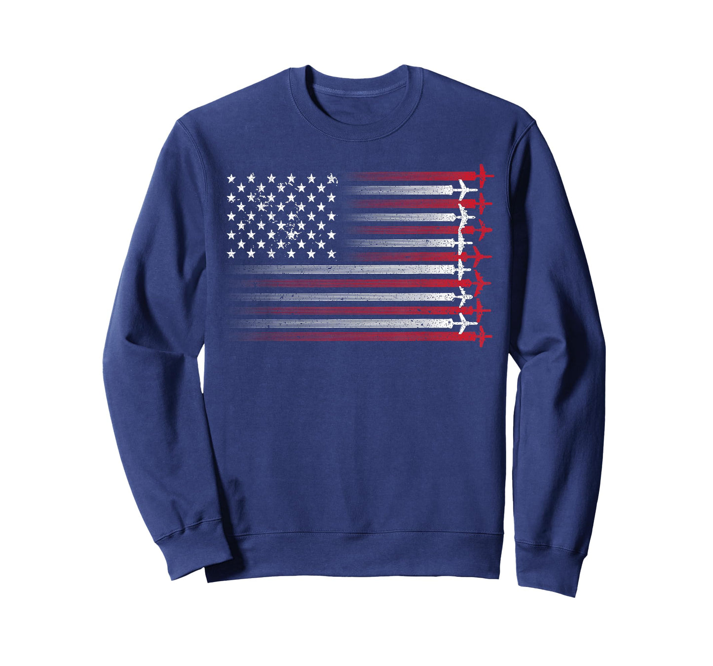 Cute Airplane Pilot Art for Men Women Aviation 4th of July T-Shirt Small