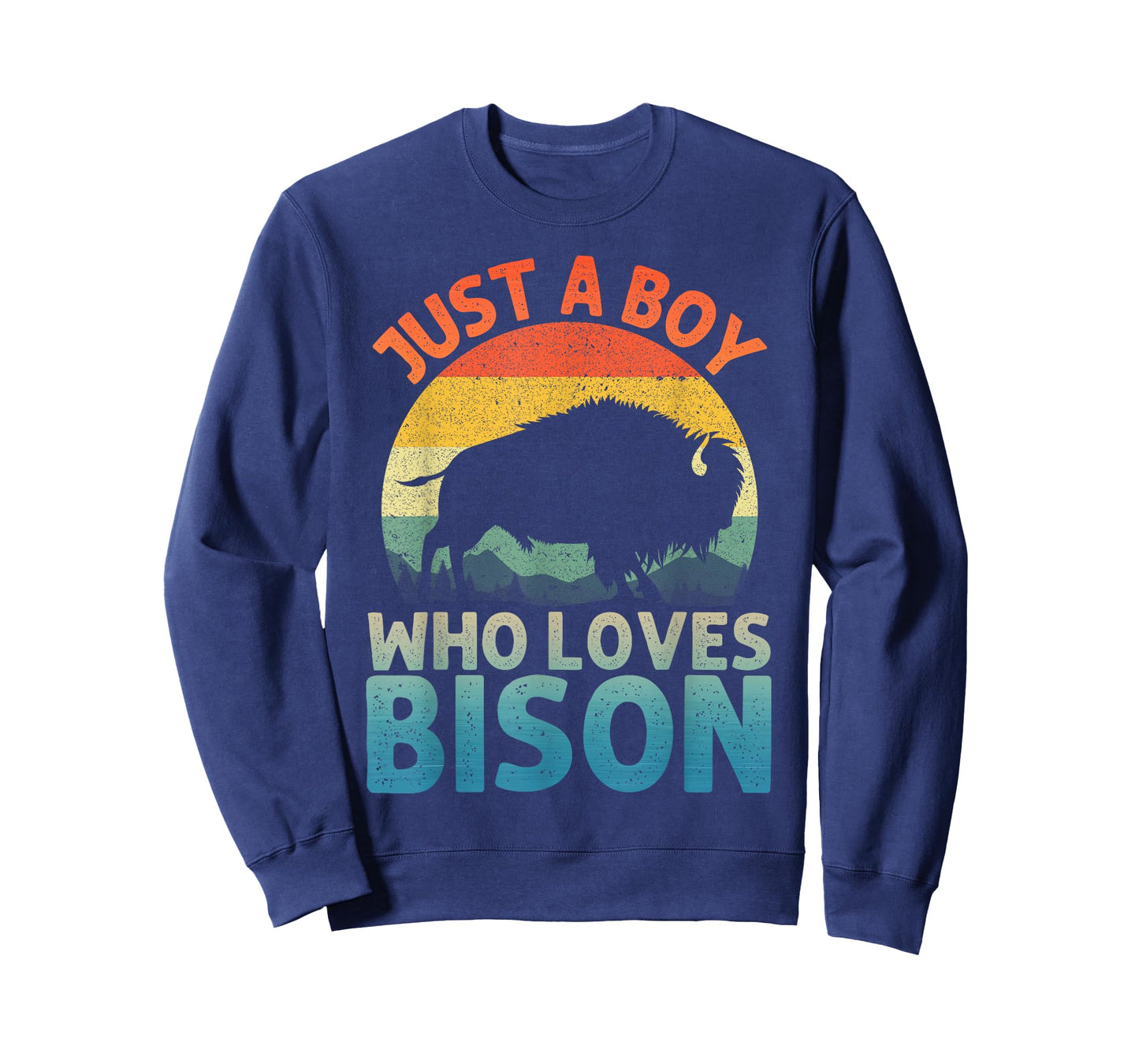 Cool Bison Design for Men Boys Wildlife Buffalo Lover Bison T-Shirt