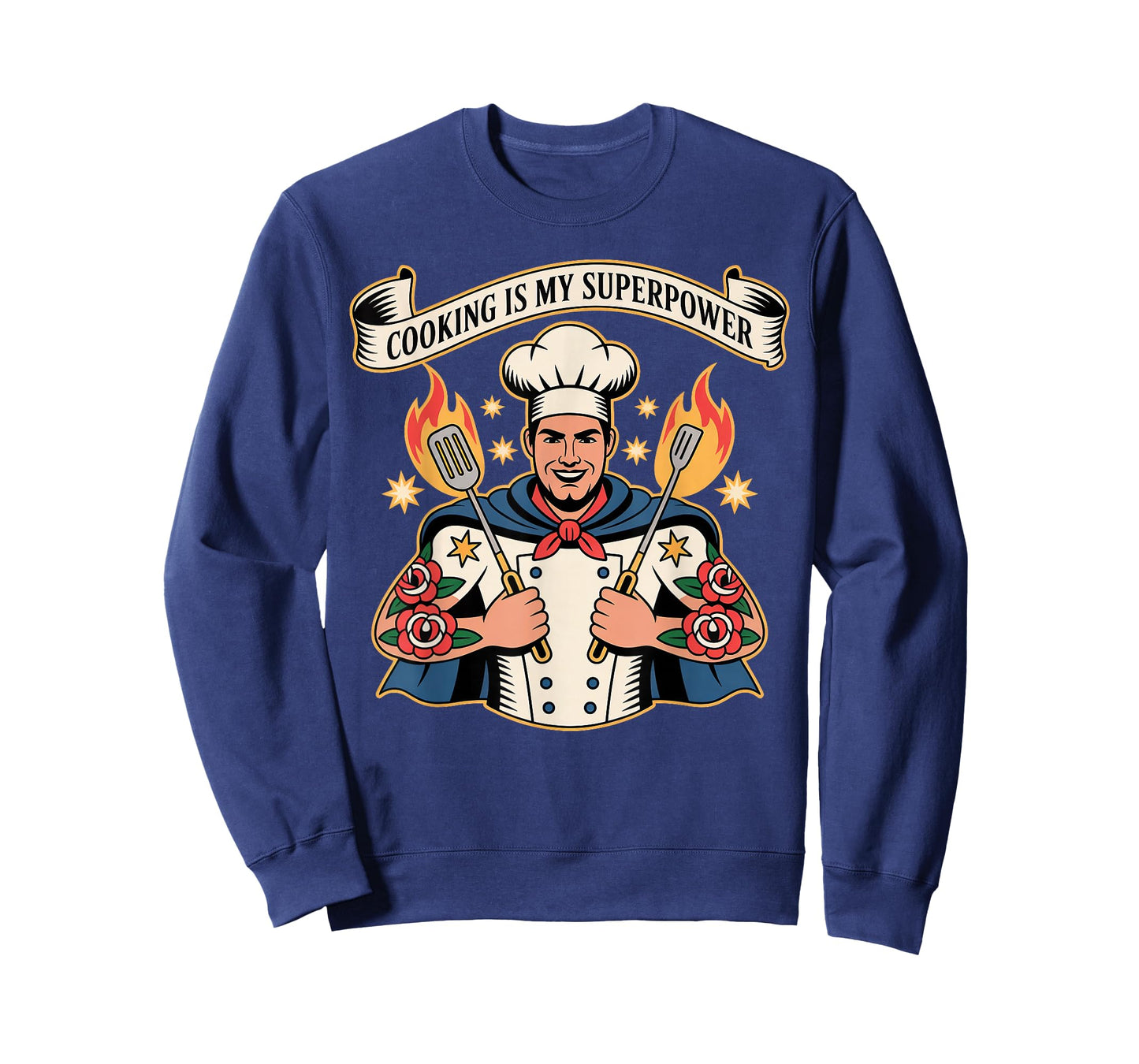 Cooking Is My Superpower Funny Chef T-Shirt