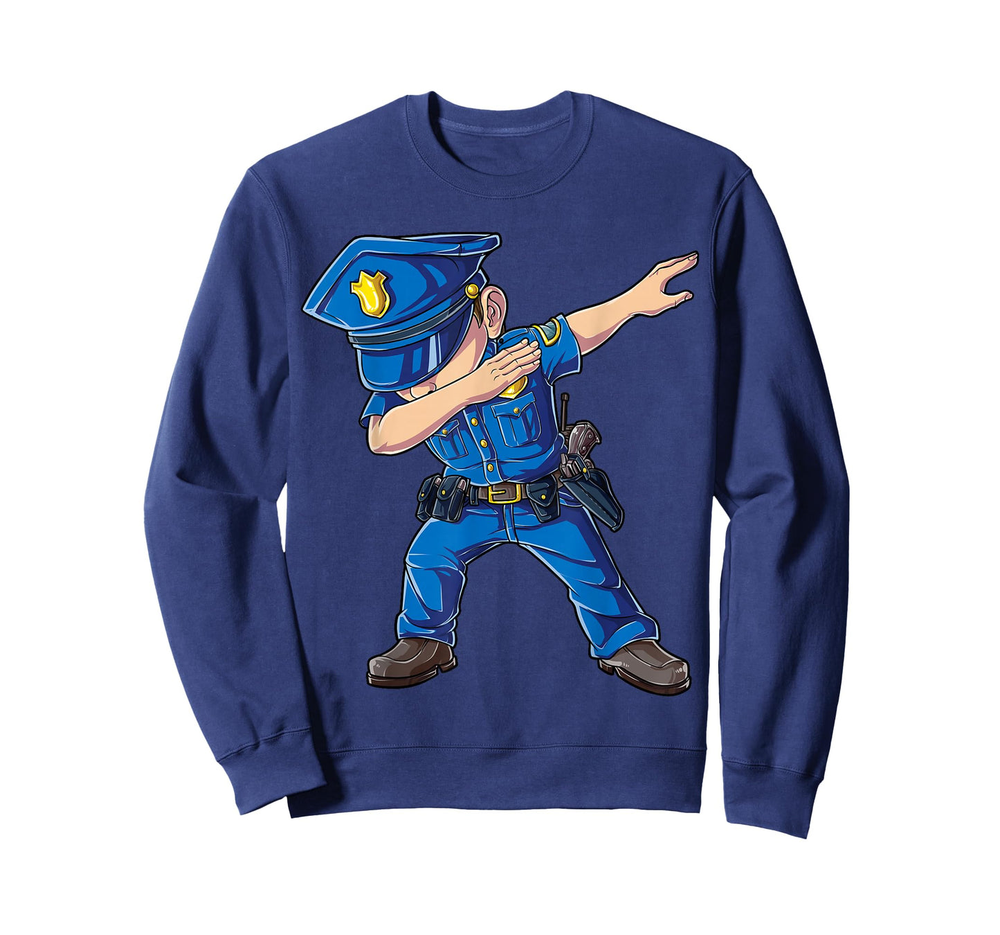 Dabbing Police Funny Policeman Dab Dance Boys Girls Men Cute T-Shirt