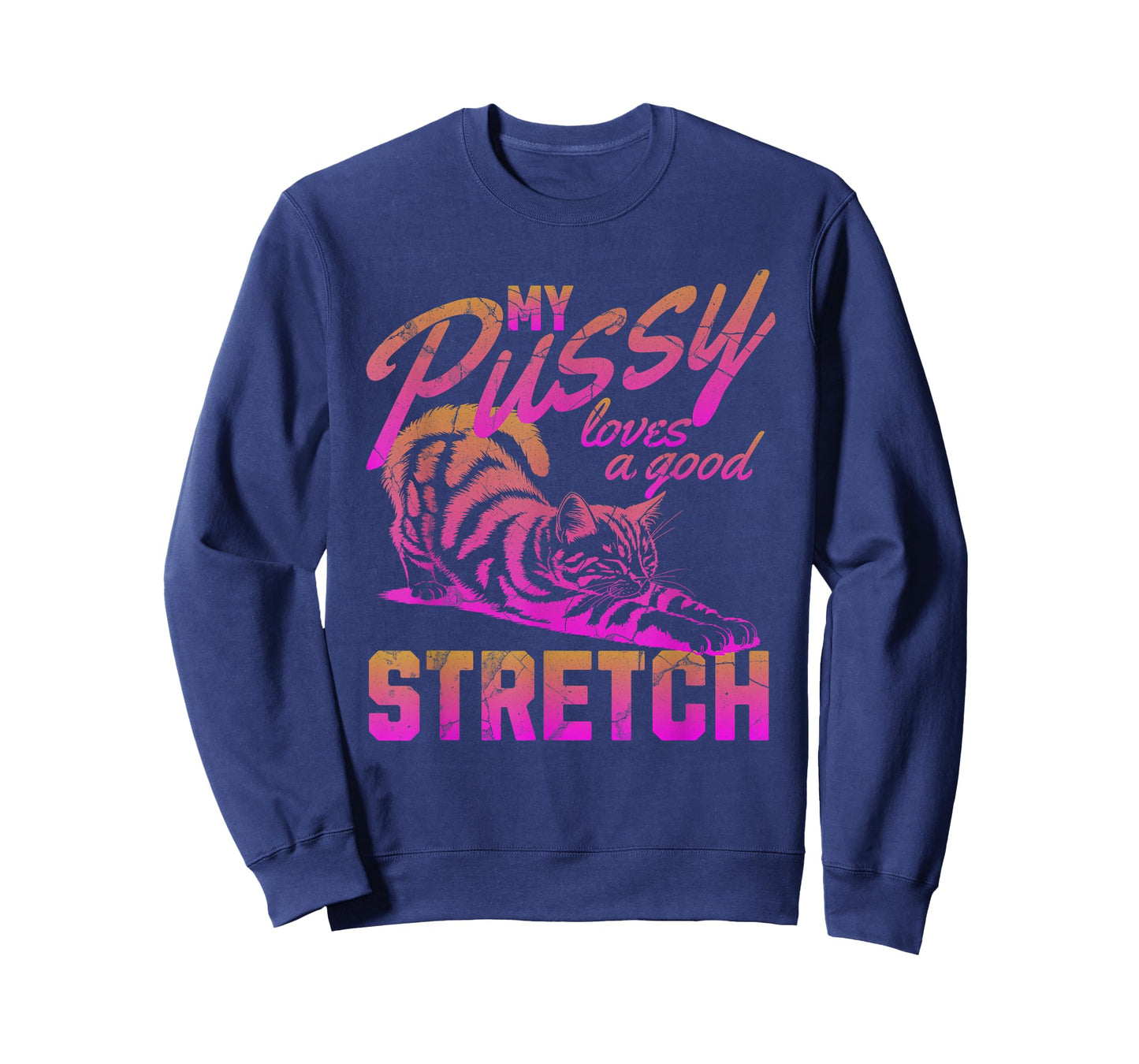 My Pussy Love A Good Stretch Funny Vintage T-Shirt