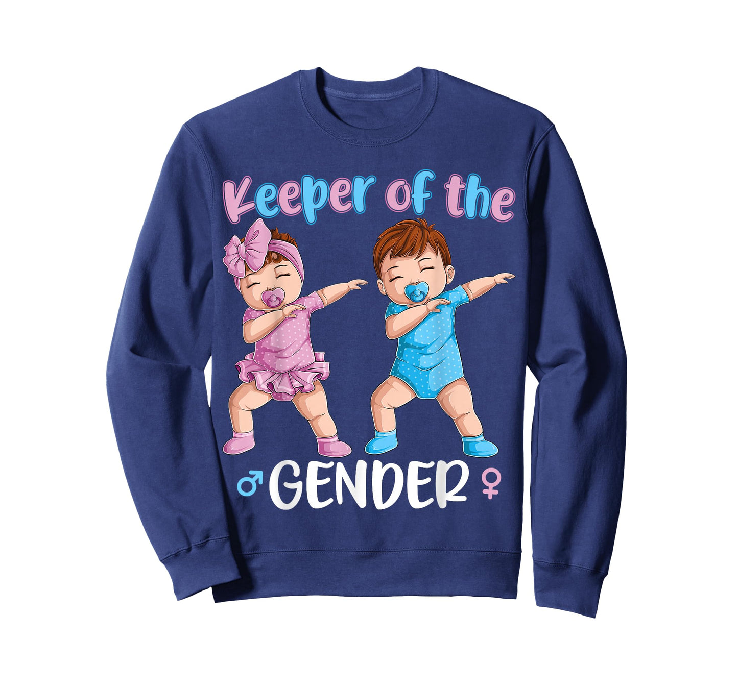 Keeper of The Gender Reveal Party Baby Announcement Women T-Shirt Small