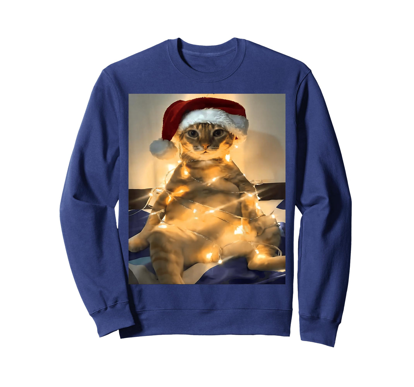 Ugly Christmas Tee Funny Cat Meme Women Men Kids Cat Lovers T-Shirt