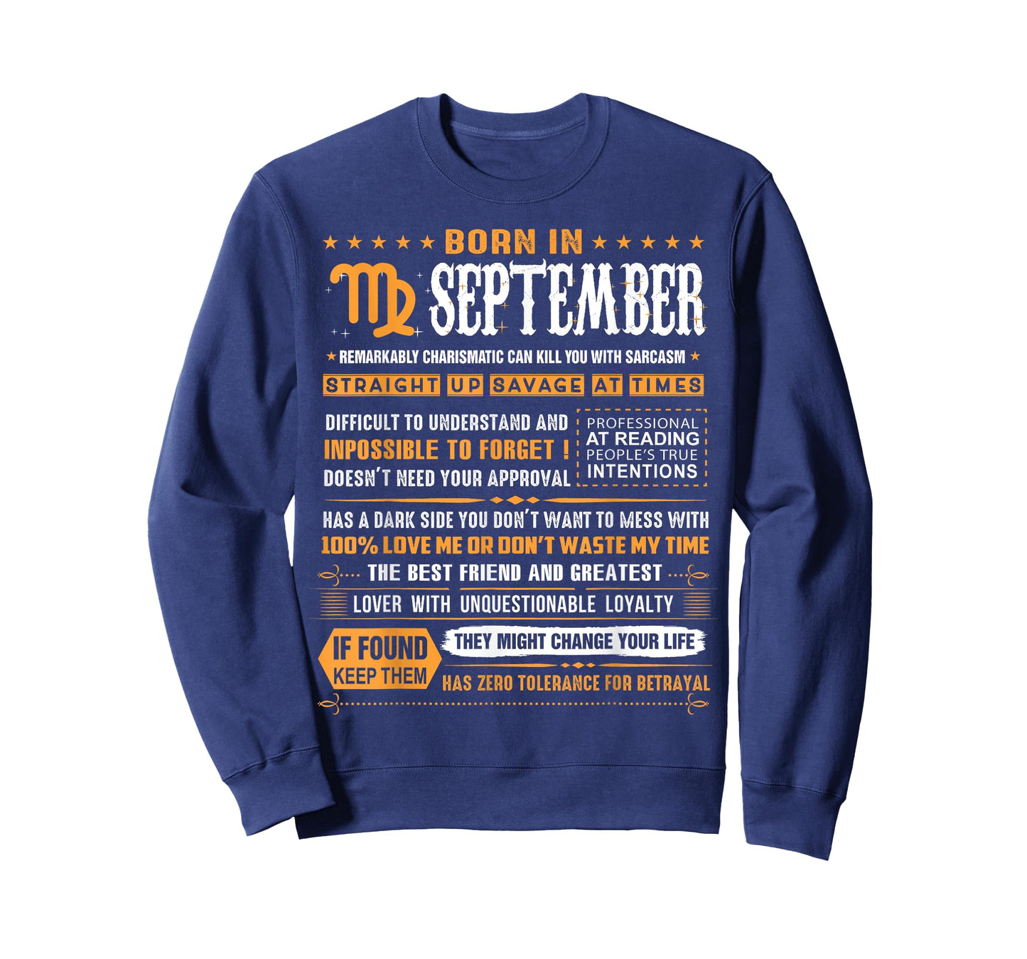 September Birthday Gifts - Born In September Virgo T-Shirt T-Shirt